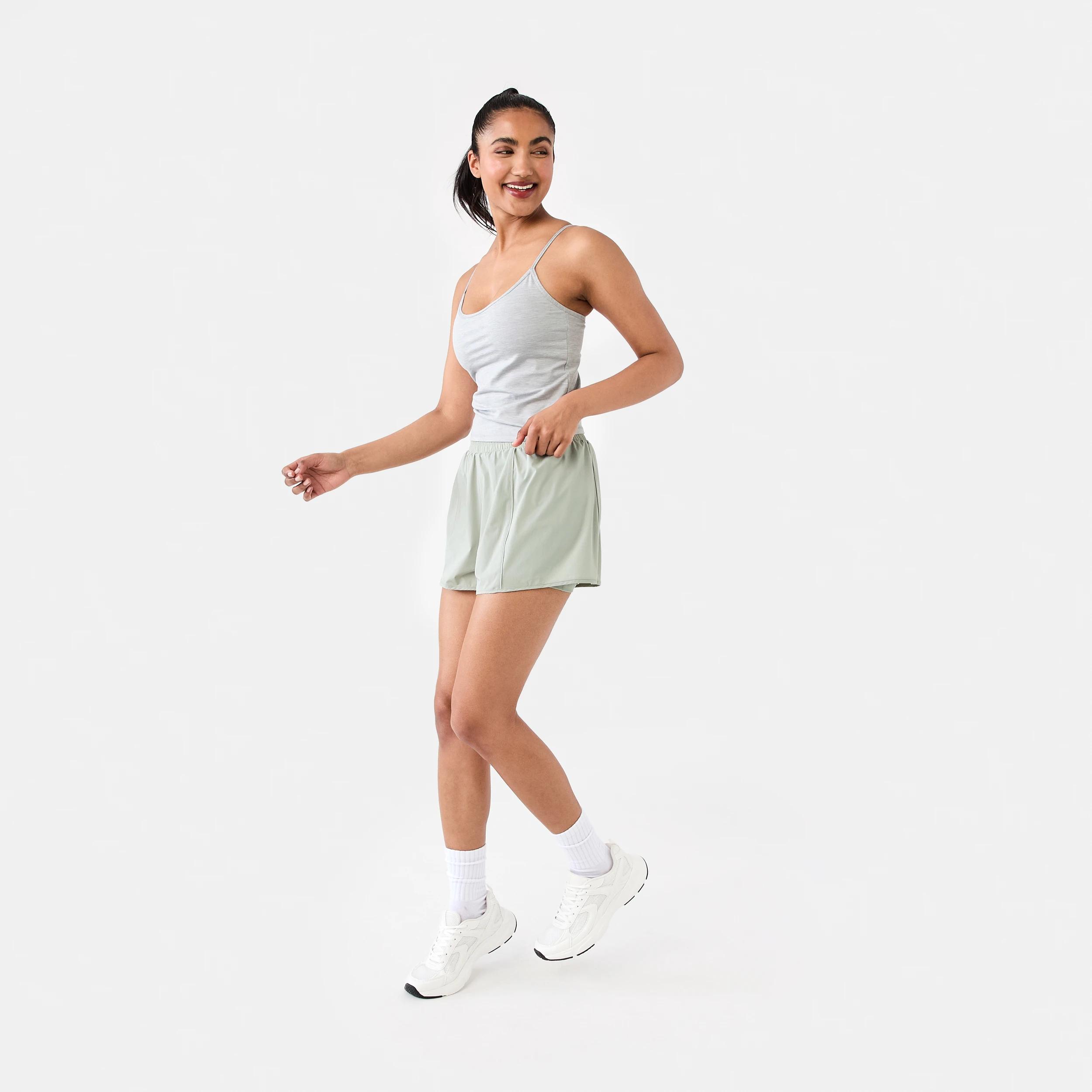 2 Active Womens Running Shorts LINDSEY GREEN, 2 of 7