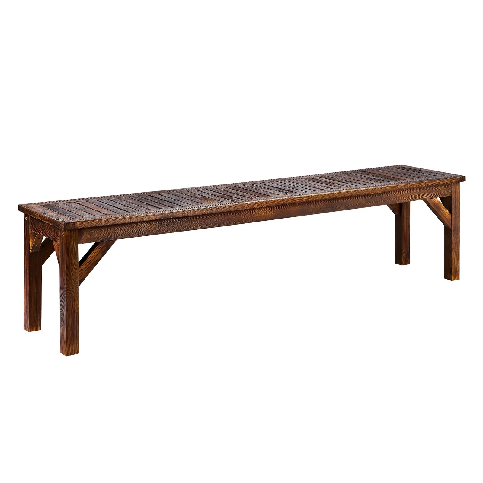 1 Livsip 190cm Garden Bench Outdoor Slatted Seat
 - Charcoal, 1 of 9
