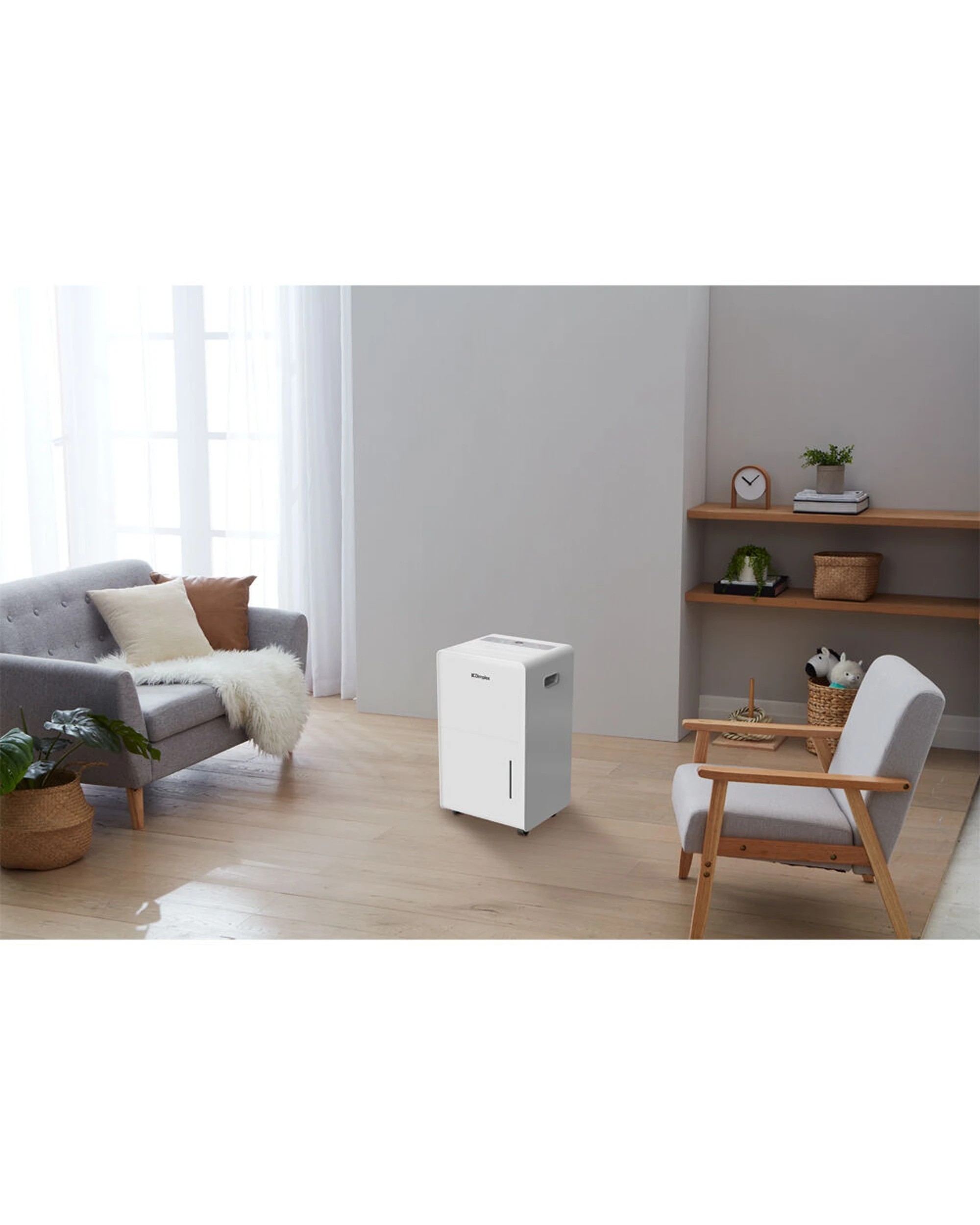 4 Dimplex 20L Room Portable Dehumidifier With 4L Tank 2 Fan Speeds 24 Hour Timer - White, 4 of 7