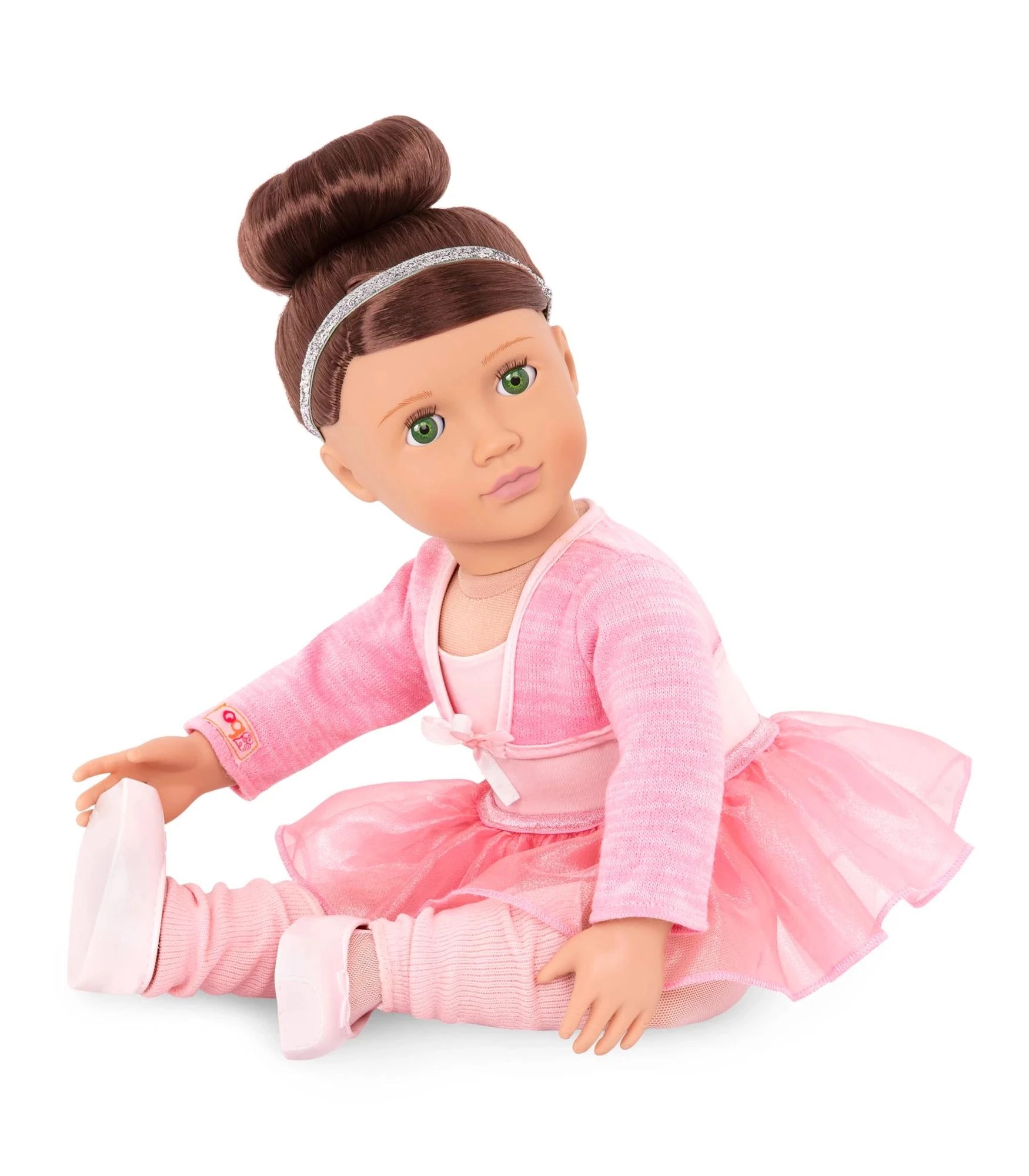 6 Our Generation Sydney Lee Posable 18-inch Ballerina Doll & Storybook - Pink, 6 of 9