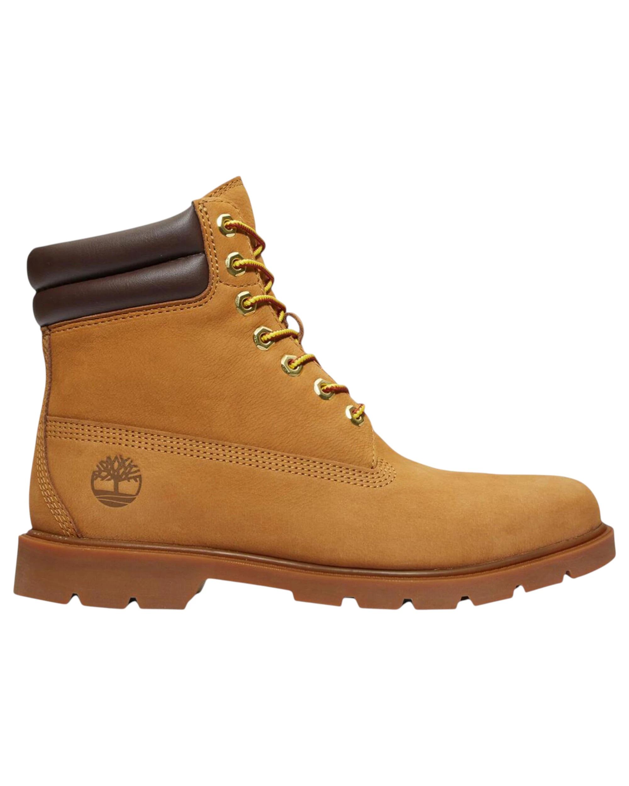 1 Timberland Mens 6-Inch Premium Waterproof Nubuck Wide Boot WHEAT, 1 of 6