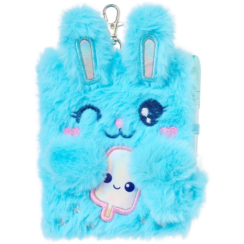 1 Studymate Novelty Fluffy Notebook Rabbit, 1 of 3