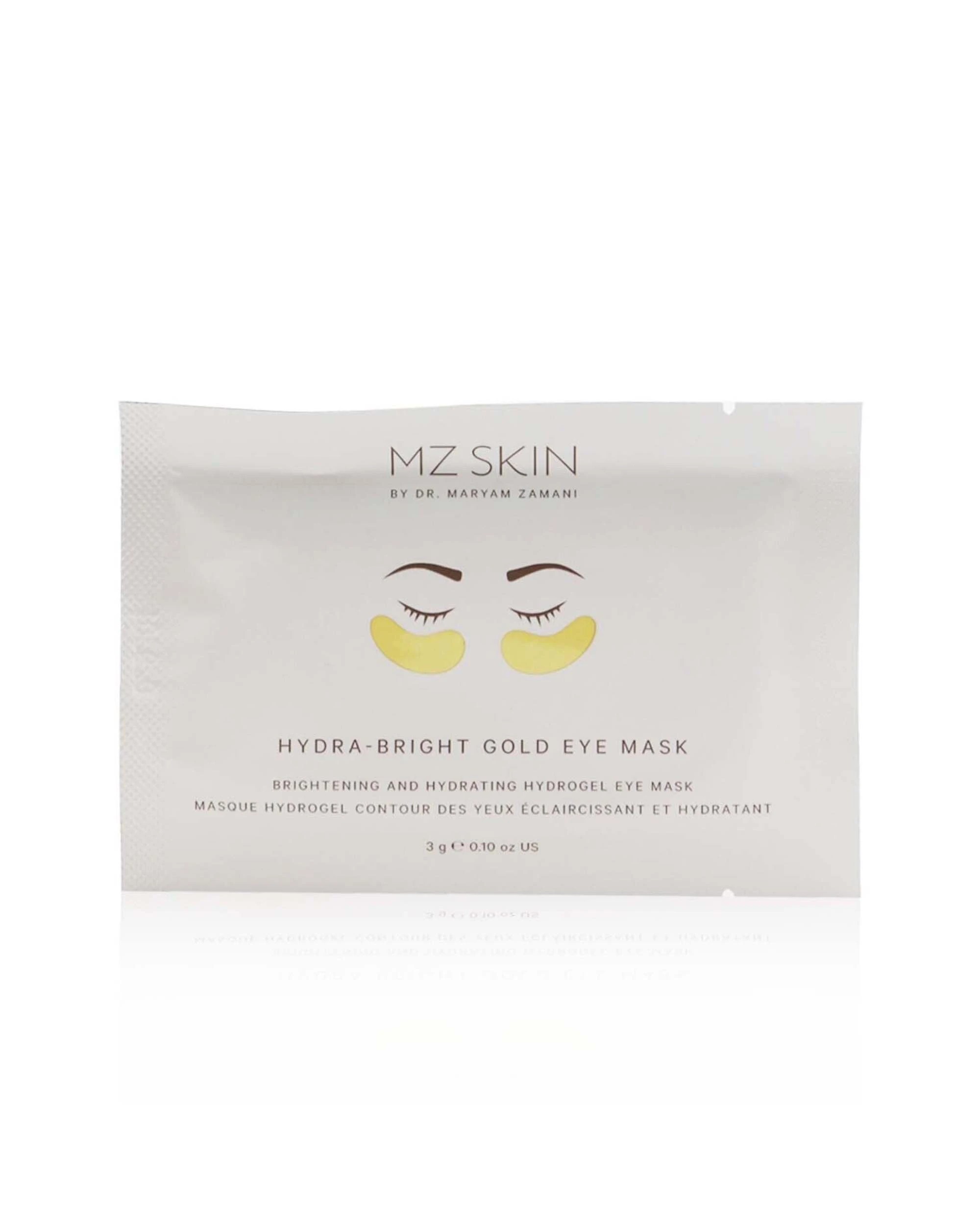 1 MZ Skin Hydra-Bright Gold Eye Mask  5x 3g/0.1oz, 1 of 3