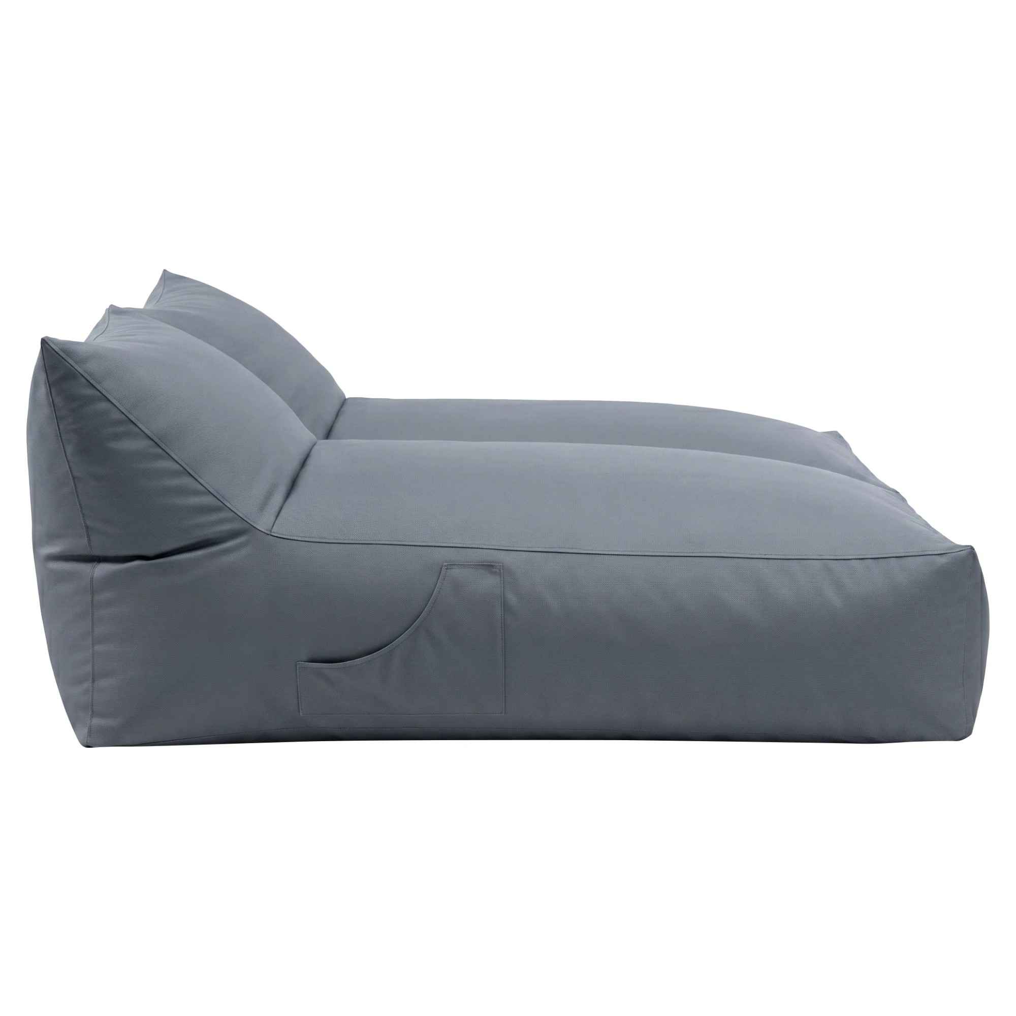 3 Artiss Outdoor Bean Bag Chair Cover No Filler 2 Seater Beanbag Lounge Cover Waterproof - Grey, 3 of 10