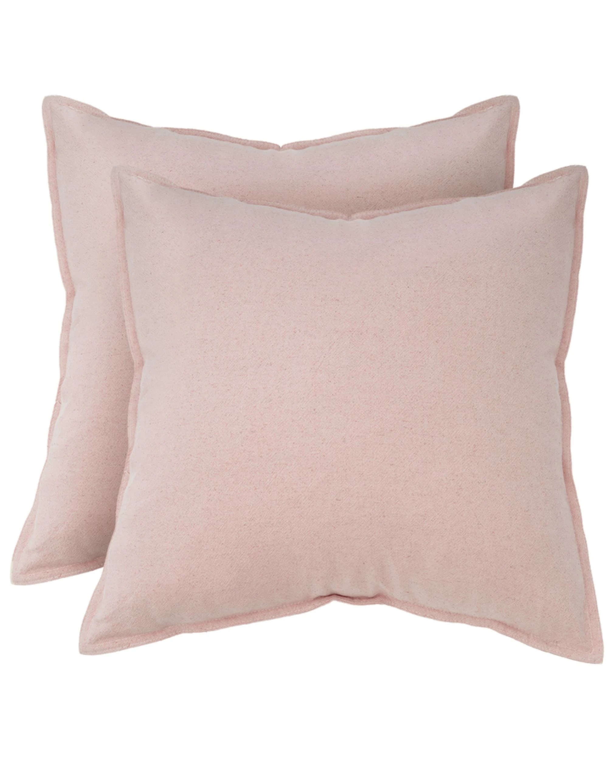 1 Gioia Casa 2-Pack Linen-Cotton Blend European Pillowcases - Pink, 1 of 4