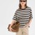 BLACK AND WHITE STRIPE