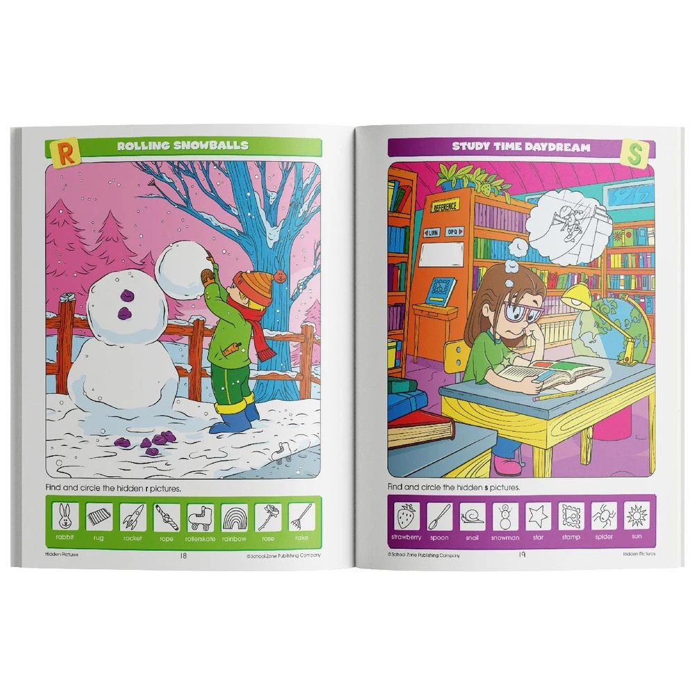 2 School Zone Activity Zone Hidden Pictures, 2 of 4