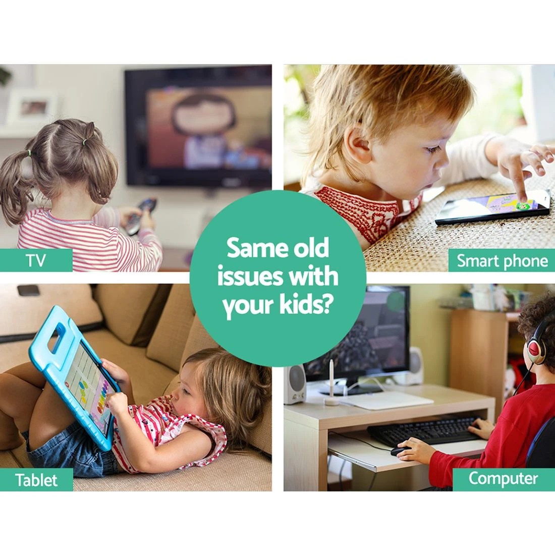 4 Keezi Kids Sandpit Wooden Sandbox Sand Pit With Canopy Bench Seat Toys 101cm
 - Brown, 4 of 6