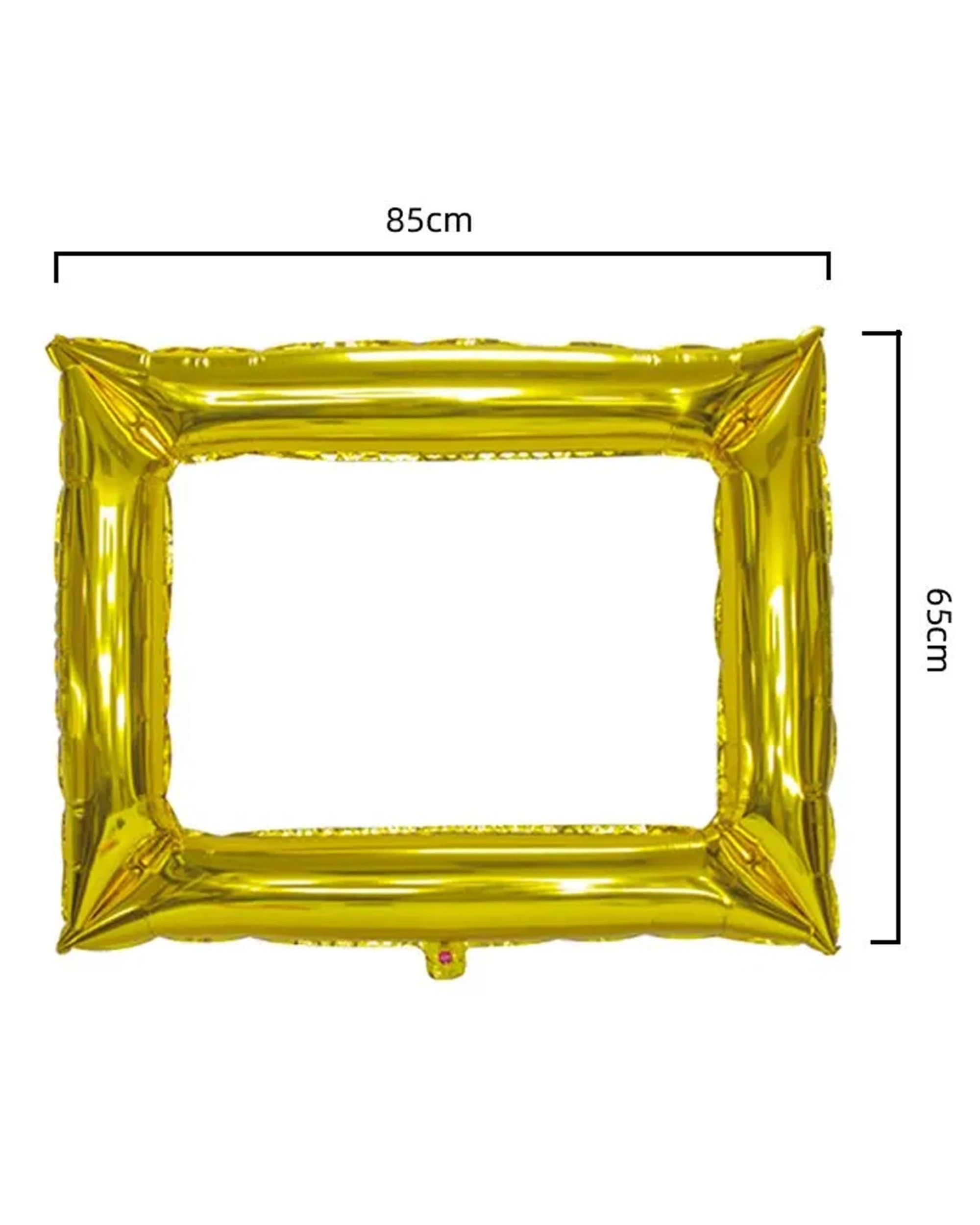 2 Party Maker Photo Frame Air Fill Foil Balloon - Gold, 2 of 2