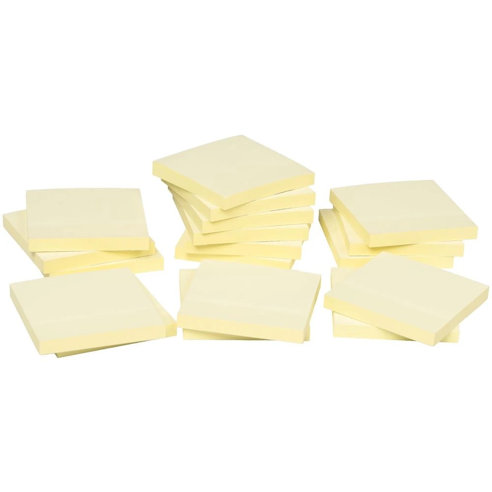 2 J.Burrows Stick-It Notes 76x76mm Yellow 18 Pack, 2 of 3