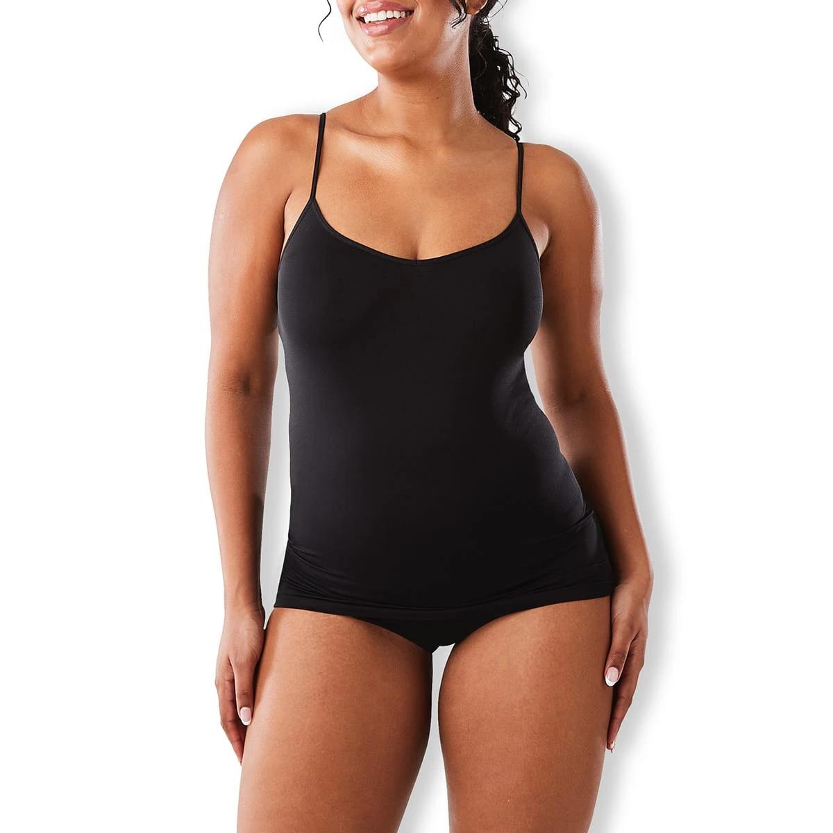 1 Seamfree Cami BLACK, 1 of 7