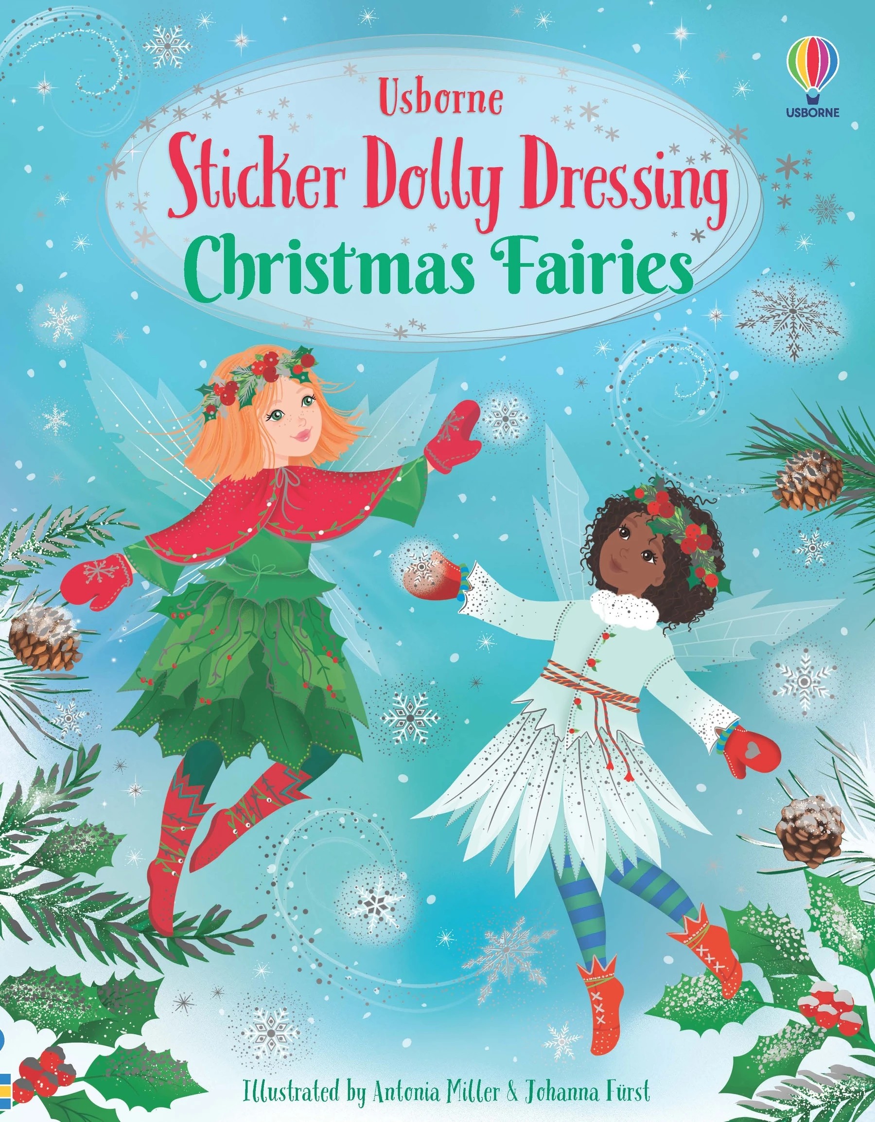 1 Usborne Sticker Dolly Dressing: Christmas Fairies by Fiona Watt - Book, 1 of 1