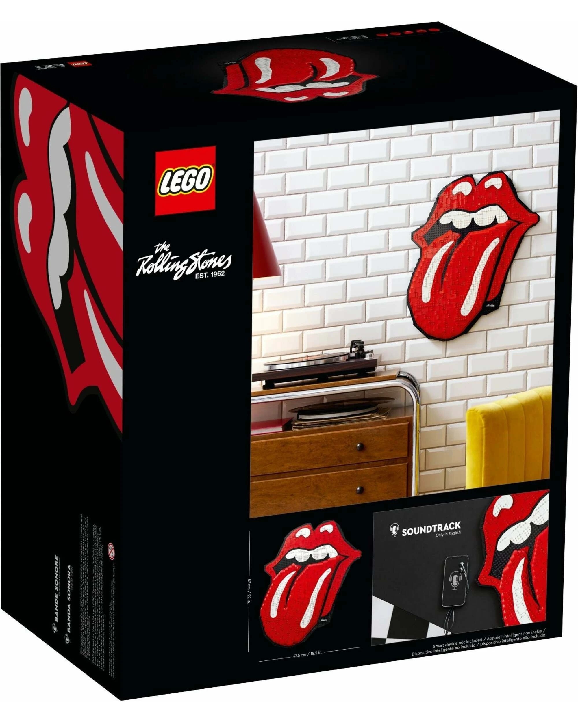 1 LEGO 31206 Rolling Stones Logo Art Set, 1 of 3