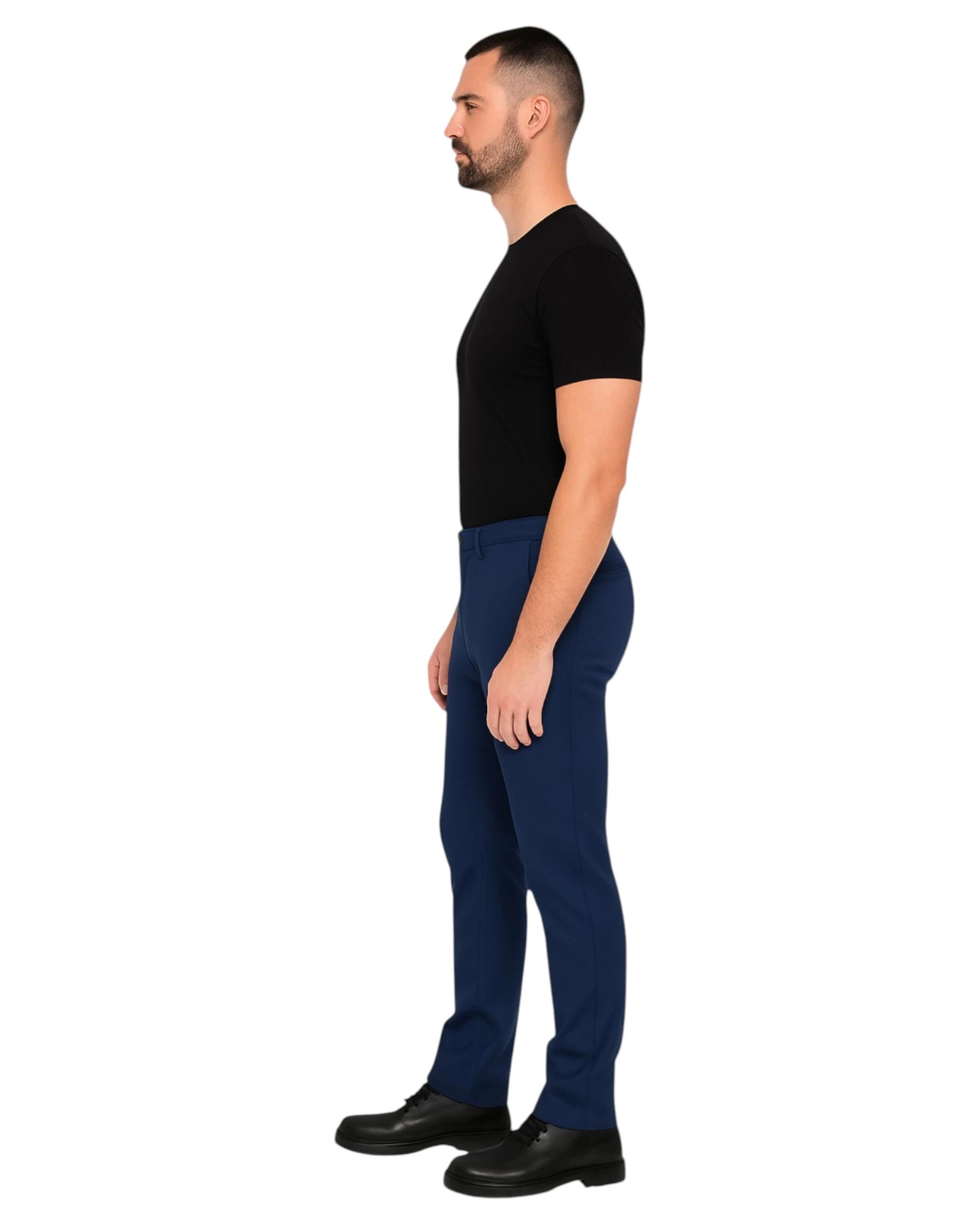 4 Hard Yakka Mens 3056 Stretch Canvas Cargo Pants Navy NAVY, 4 of 6