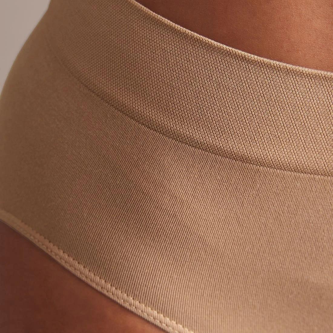 2 Target 2 Pack Cotton Seamfree Midi Briefs LATTE BROWN, 2 of 6