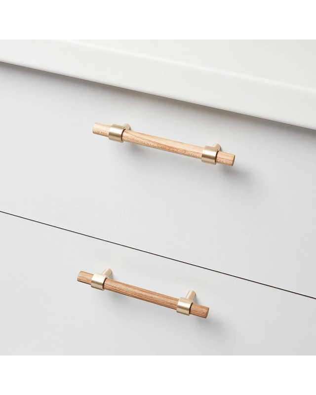 2 Pack Large Oak and Gold Look Han