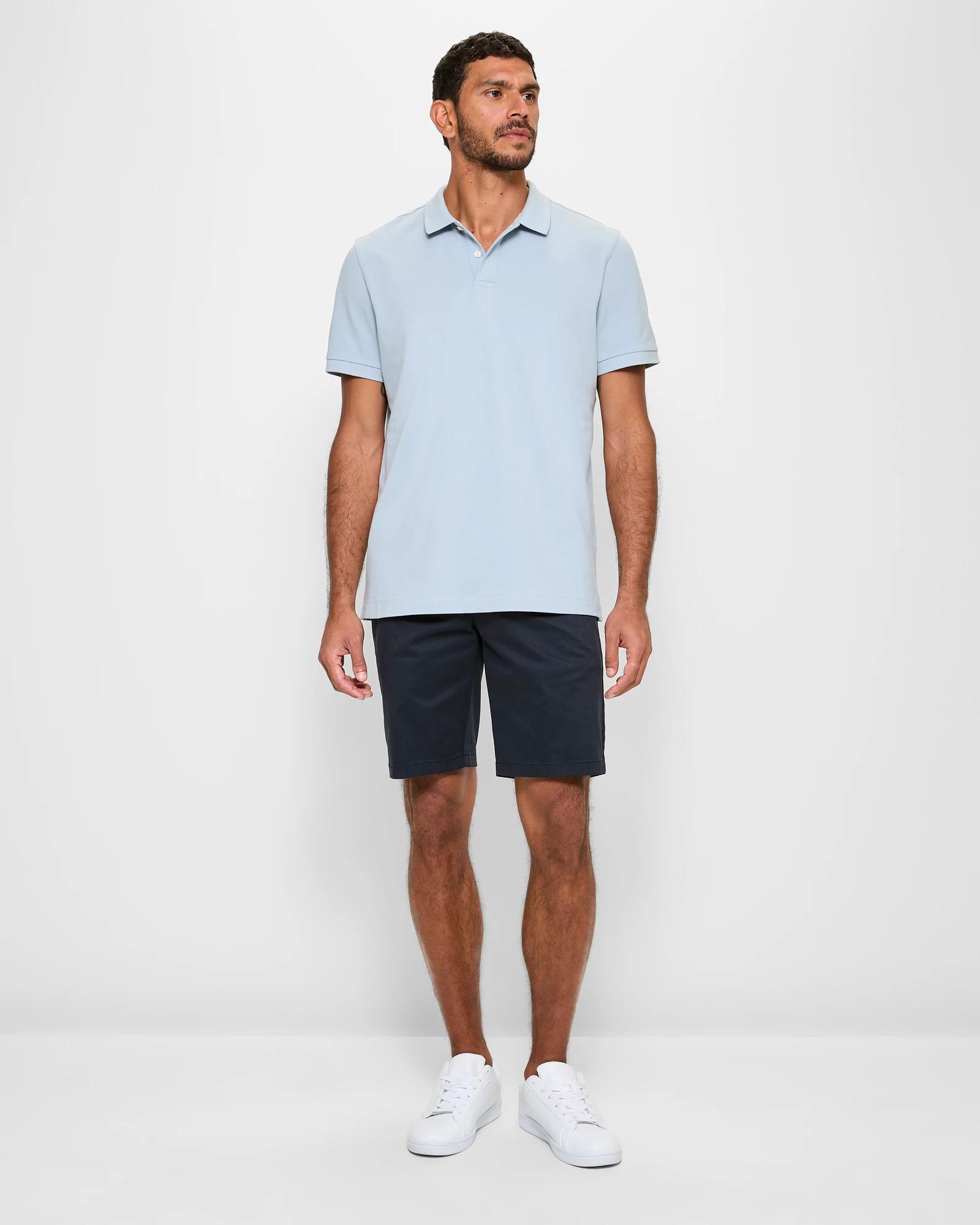 2 Target Australian Cotton Regular Stretch Chino Shorts NAVY BLUE, 2 of 5