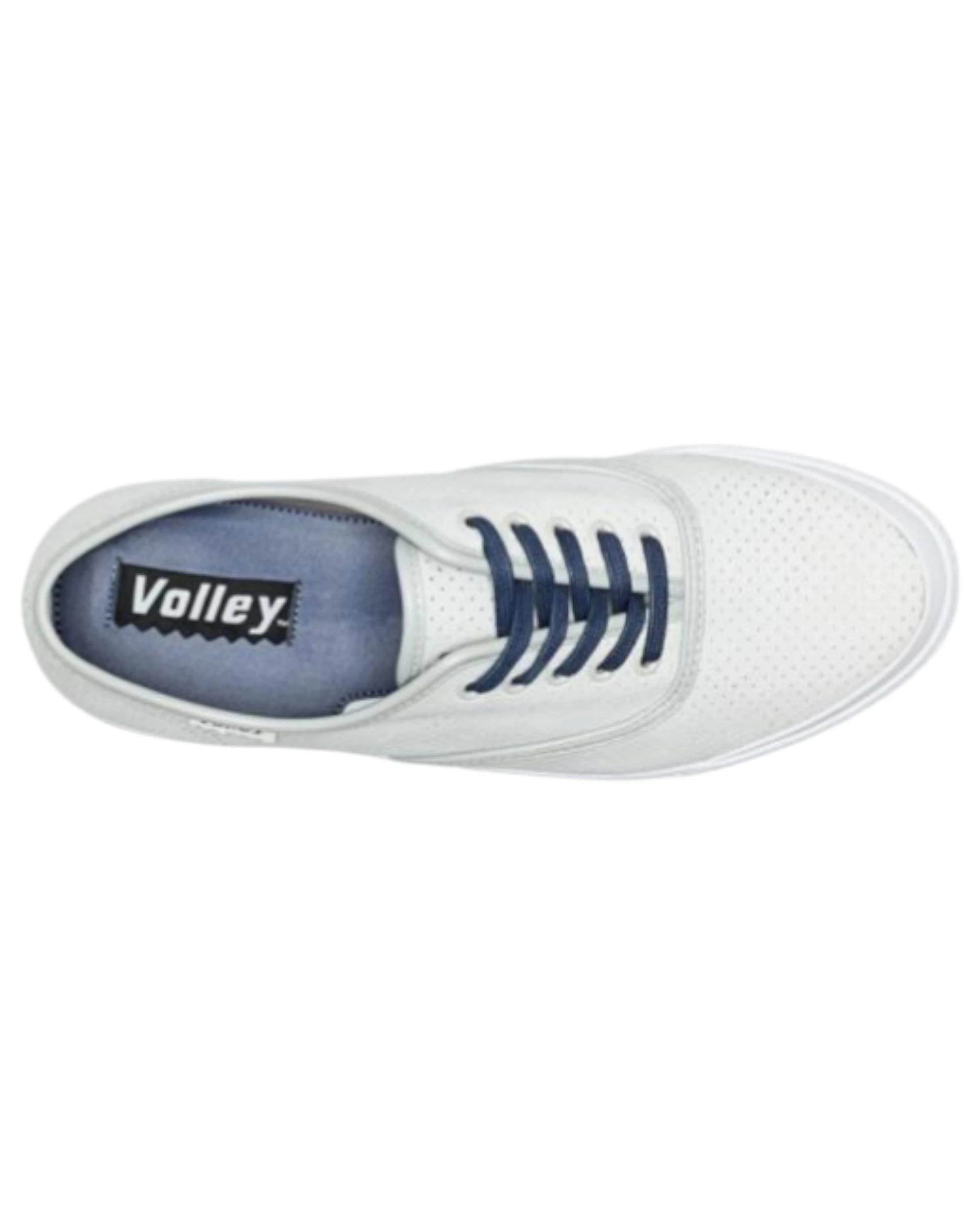 2 Volley Mens O.C Perforated Leather s Sneakers Casual Grey Shoes GREY, 2 of 2