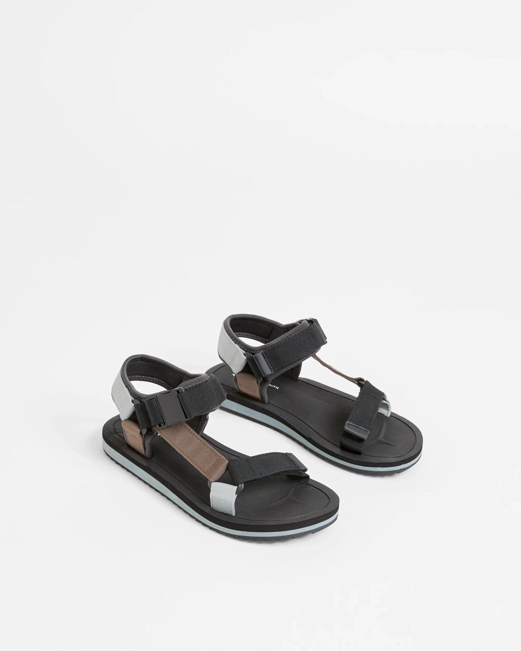 2 Target Boys Senior Adjustable Sandal GREY, 2 of 3
