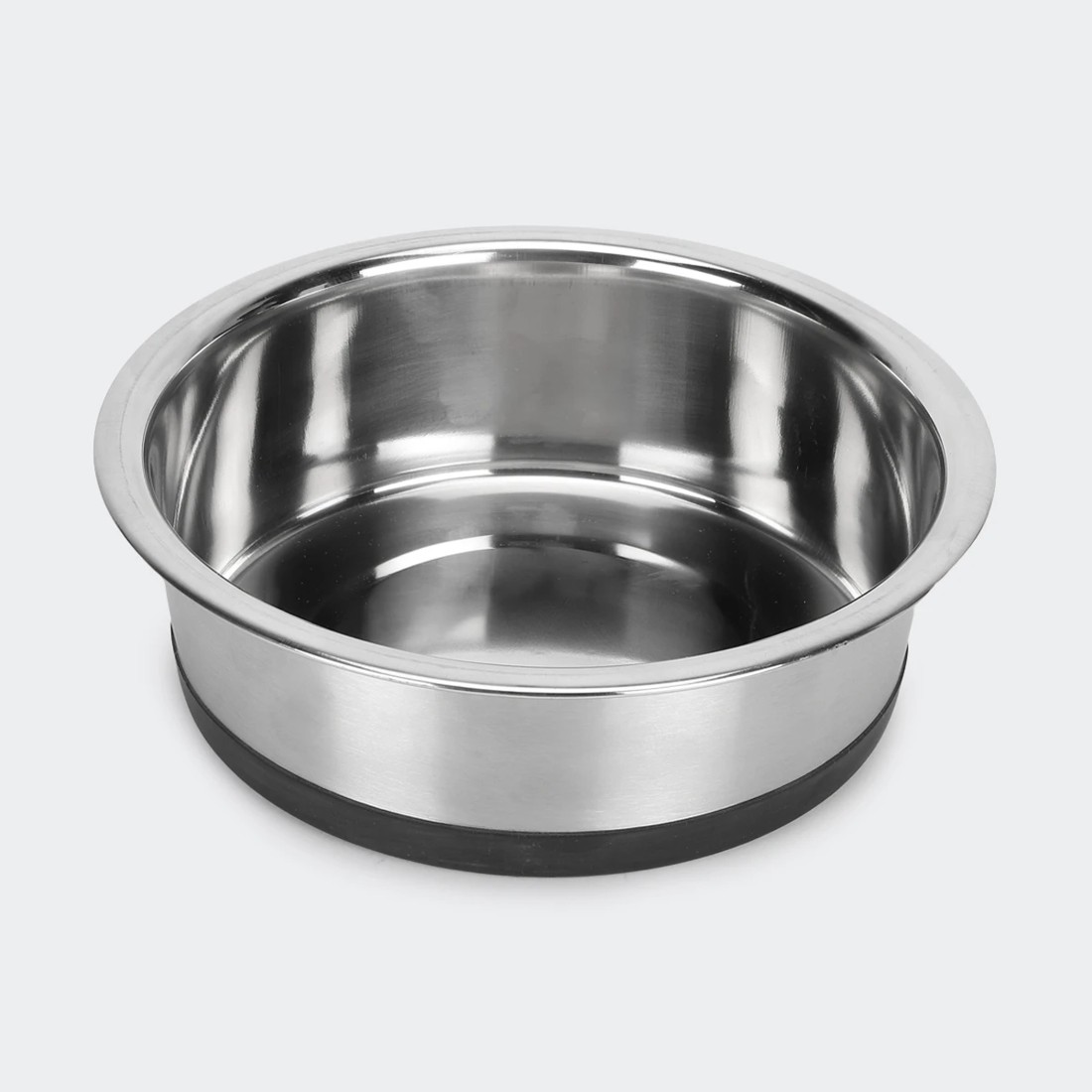 2 Pet Bowl Stainless Steel & Rubber - Large, 2 of 6