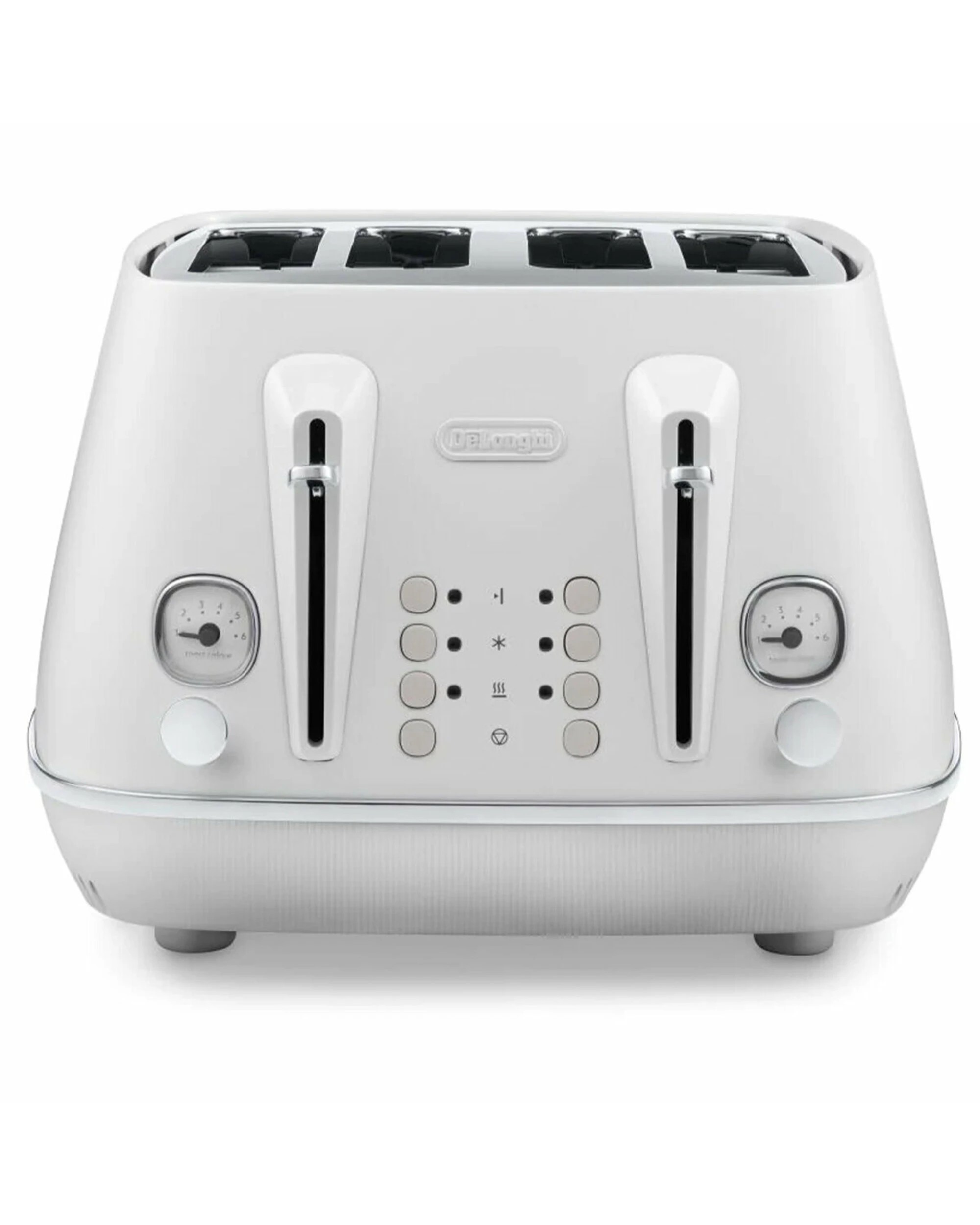 1 De'Longhi Distinta Moments Four Slice Toaster Sunshine White, 1 of 4