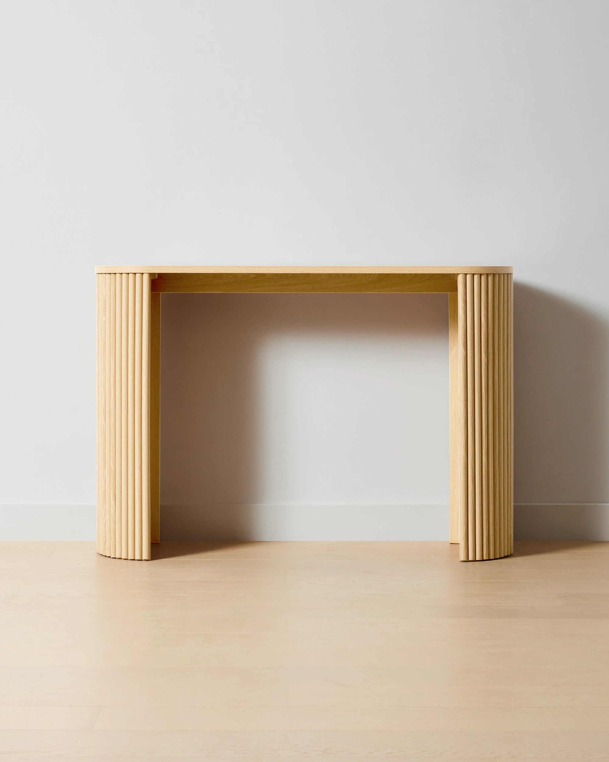 3 Ribbed Console Table, 3 of 9