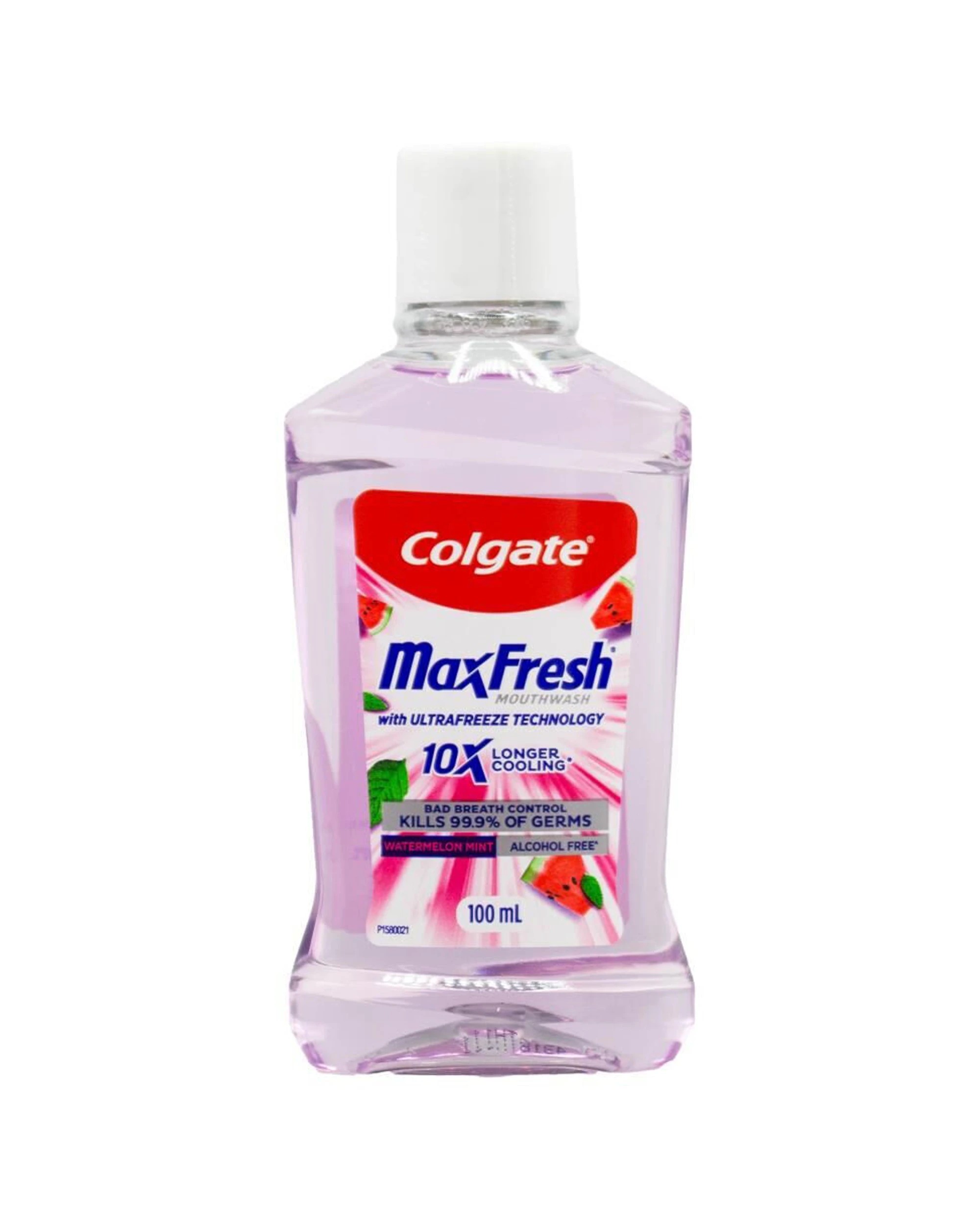 2 Colgate 12pk Max Fresh Mouth Wash Watermelon Mint Oral Care Rinse Pack 100ml - Pink, 2 of 3