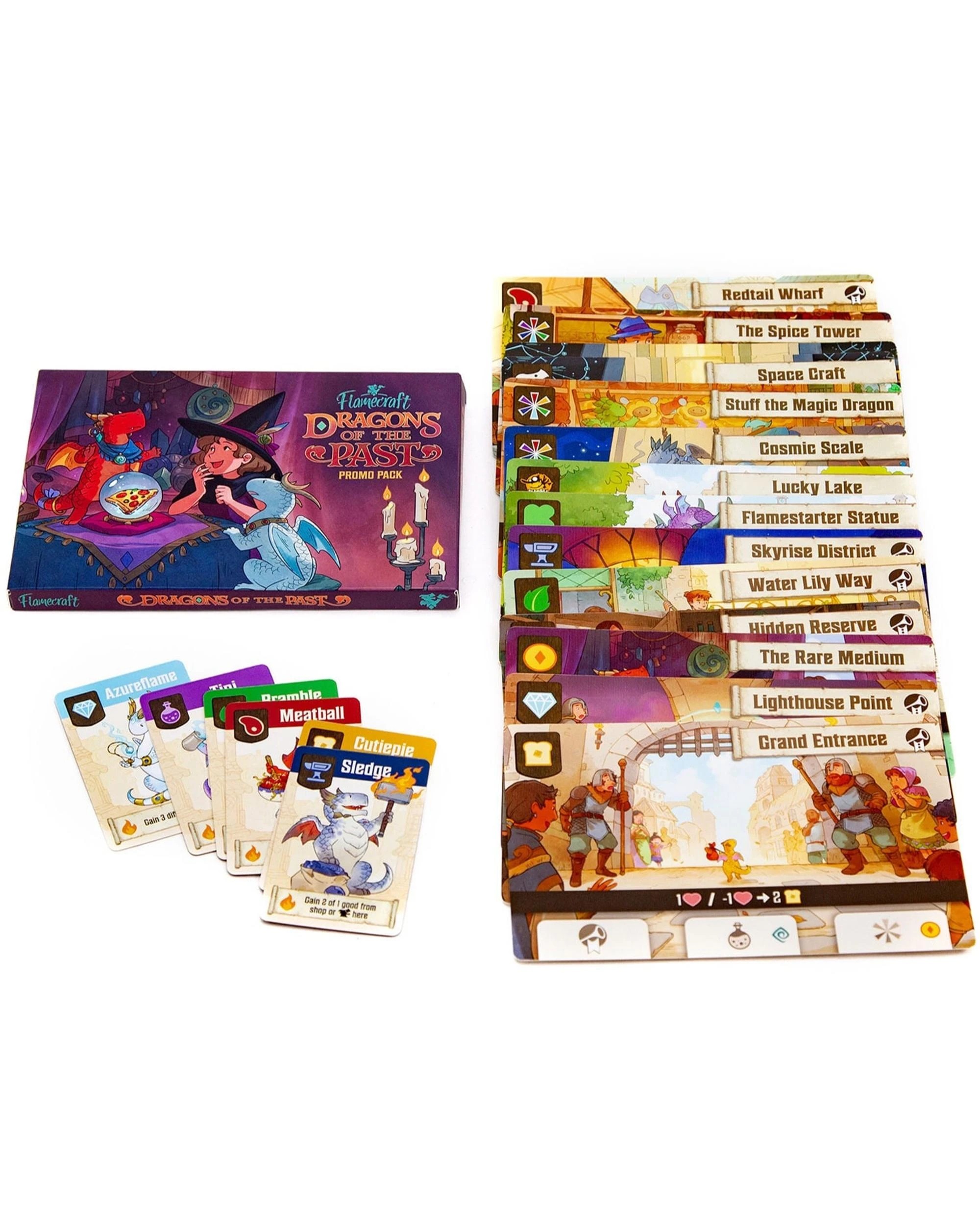 3 Flamecraft Dragons of the Past Promo Pack Expansion Board Game, 3 of 3