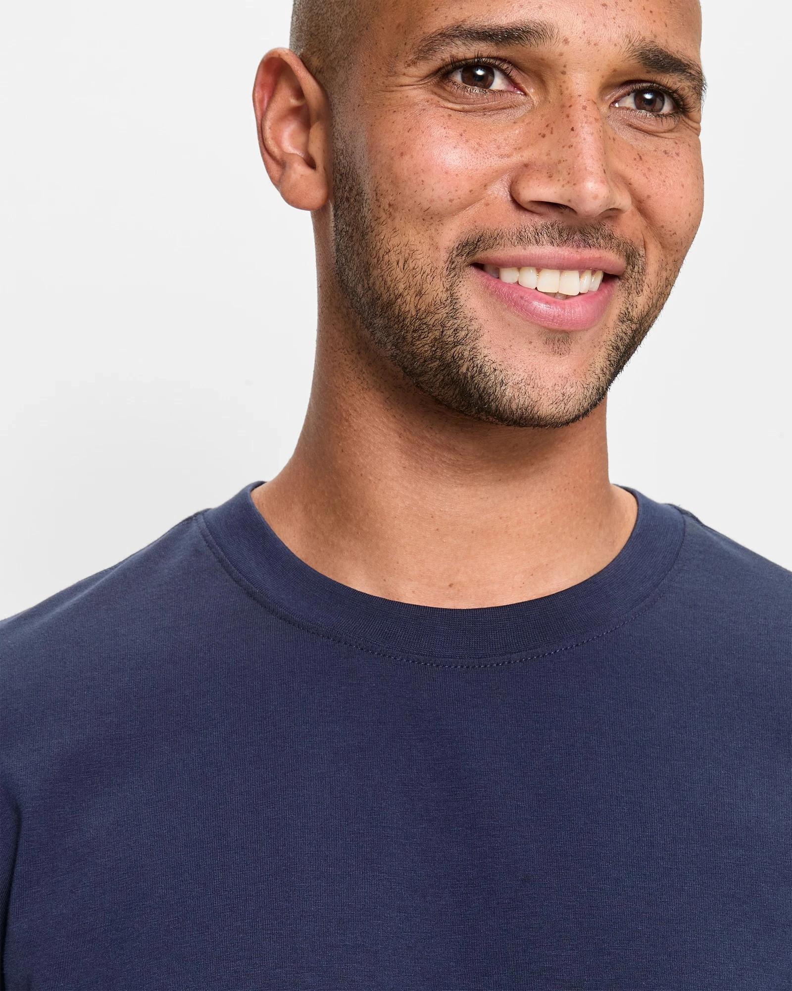 5 Target Australian Cotton Long Sleeve T-Shirt NAVY BLUE, 5 of 5