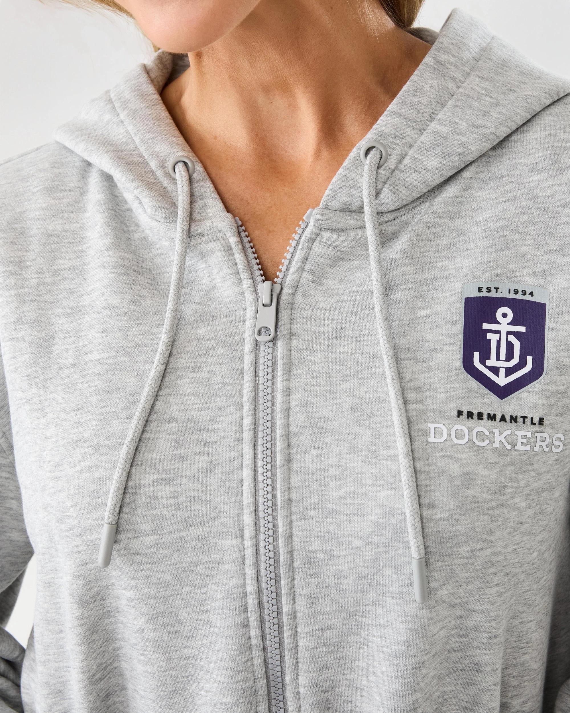 6 Official AFL Adult Zip Through Hoodie Fremantle, 6 of 10
