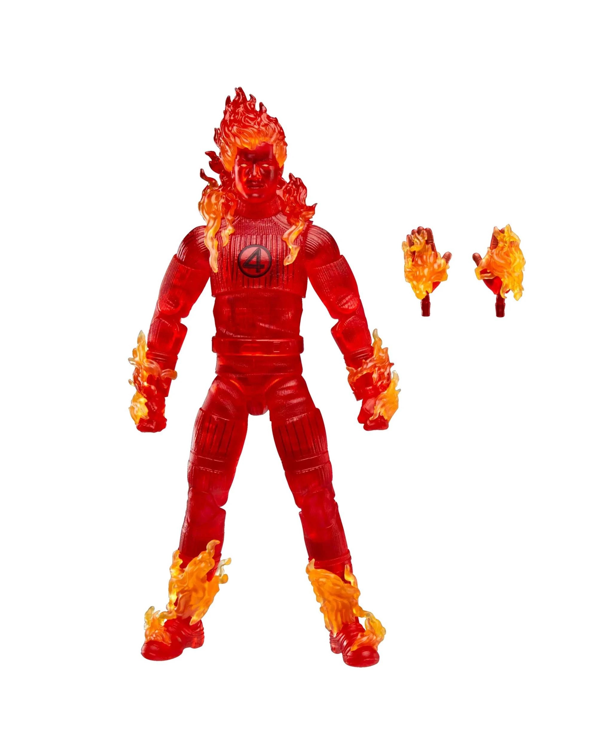 7 Marvel Legends Series: The Fantastic 4 First Steps: Human Torch, 7 of 7
