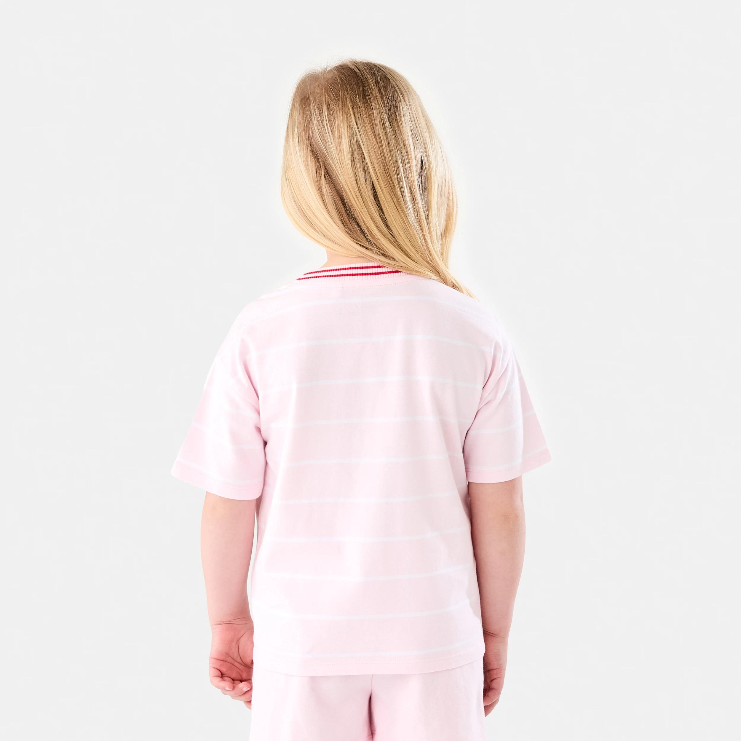 2 Short Sleeve Oversized Sporty T-shirt Pnk La, 2 of 7