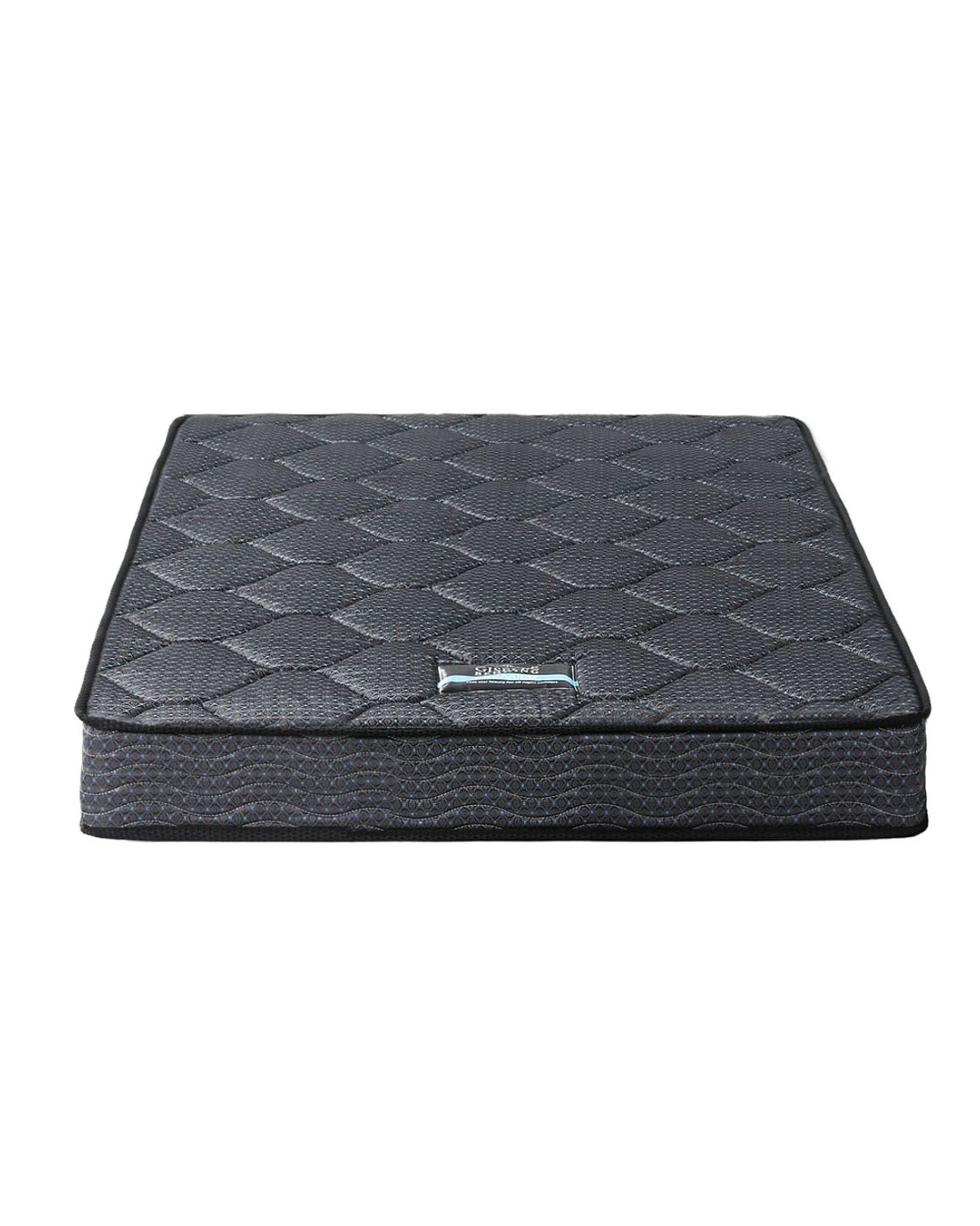 8 Giselle Bedding Mattress 16cm Bonnell Spring Medium Firm Tight Top - King Single Bed - Grey, 8 of 8
