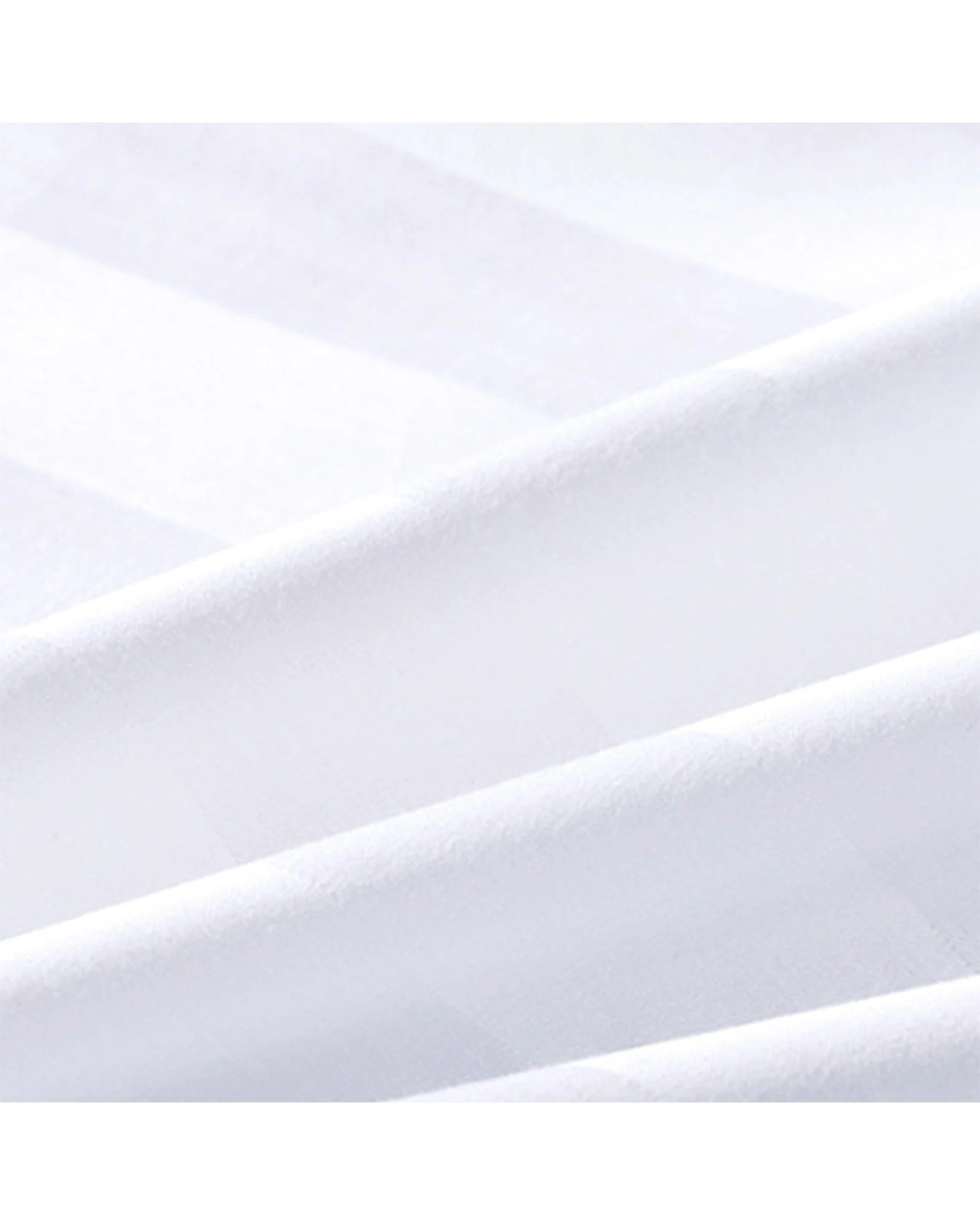 6 Cotton More 500TC Cotton 3cm Sateen Striped Quilt Cover Set Single - White, 6 of 6