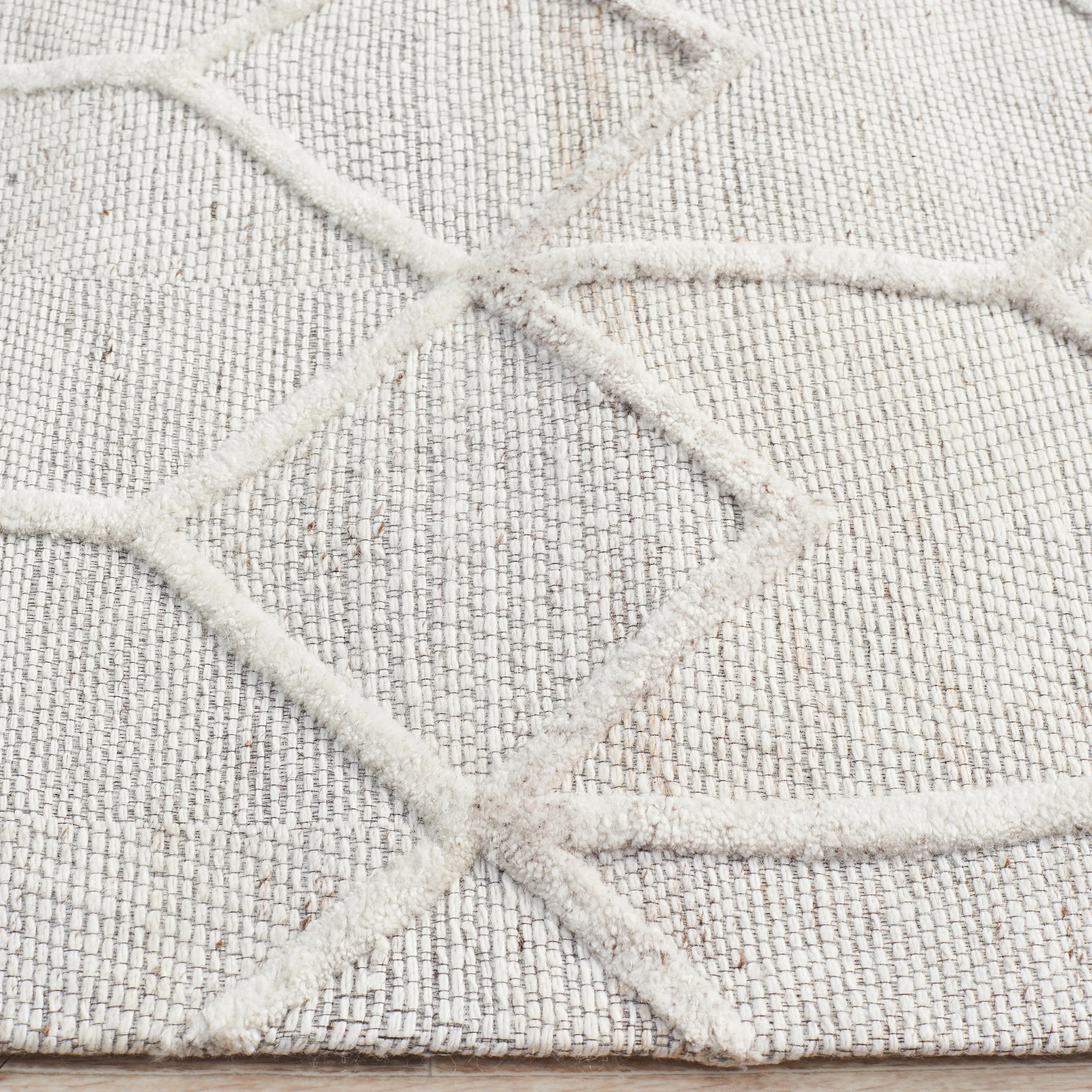 5 Common Ground Rugs Tableau 5055 280x190cm - Large Hand Loomed Rug - Silver, 5 of 6