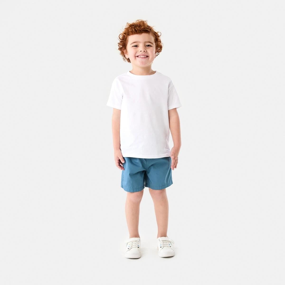 5 Poplin Shorts COPENHAGEN BLUE, 5 of 6