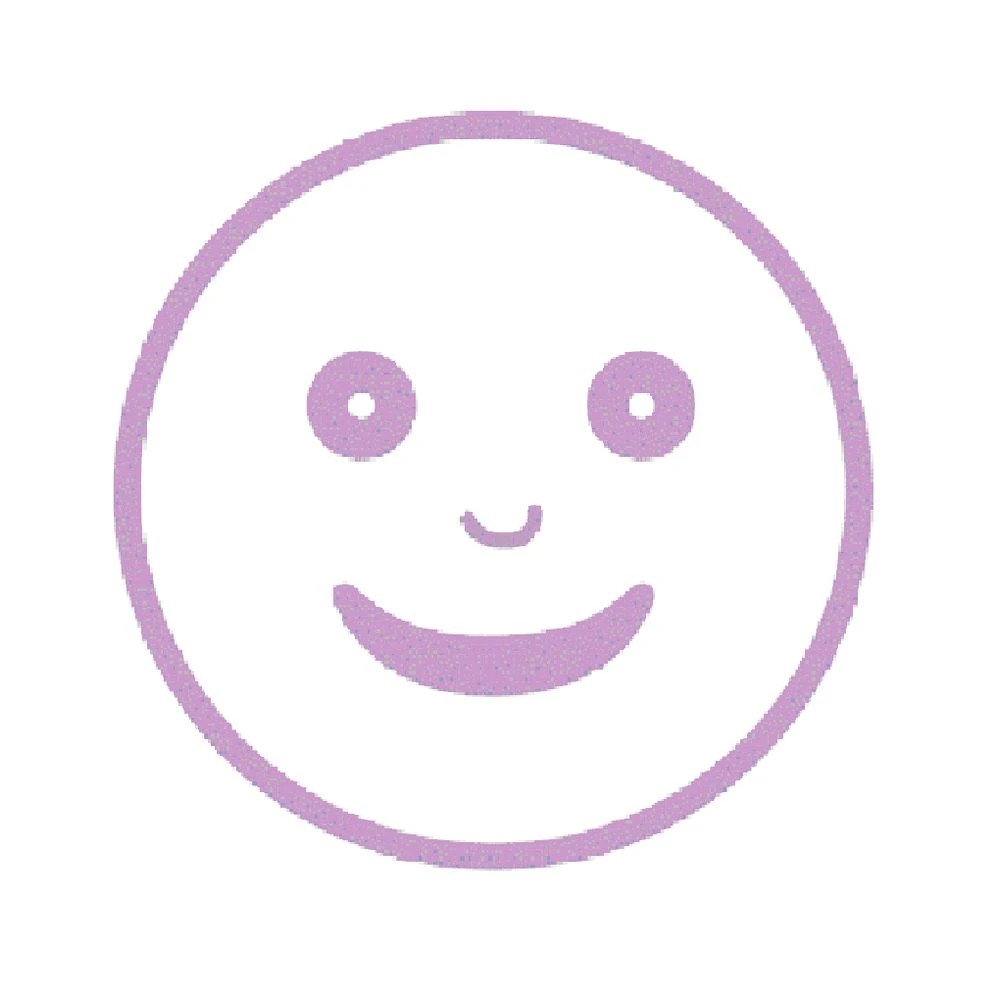 3 Kadink Merit Stamp Purple Smiley Face, 3 of 3