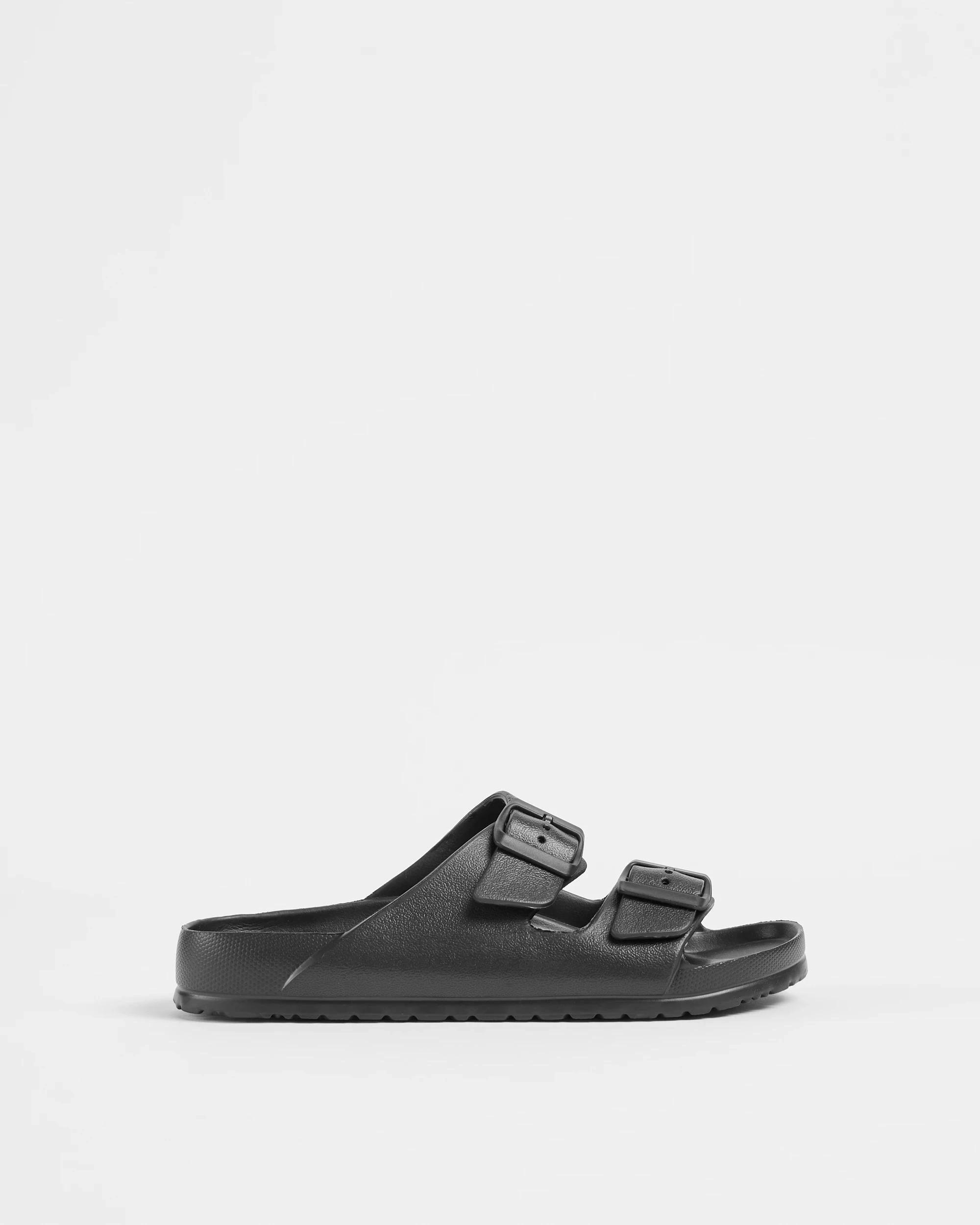 1 Target Youth Boys Senior Double Strap EVA Slide BLACK, 1 of 3