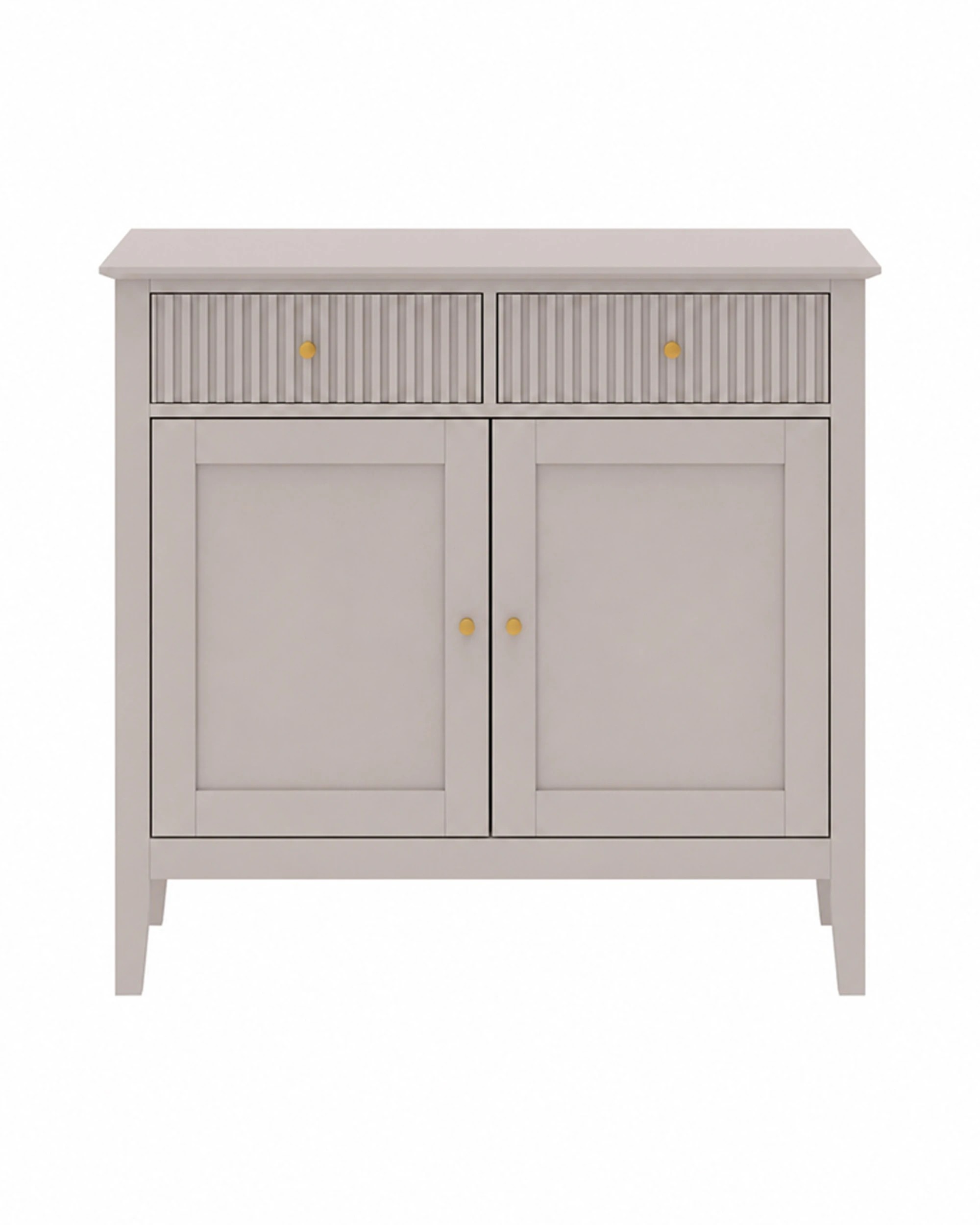 6 Alpine Bay Zara Fluted Buffet Cabinet 2 Door - Beige, 6 of 7