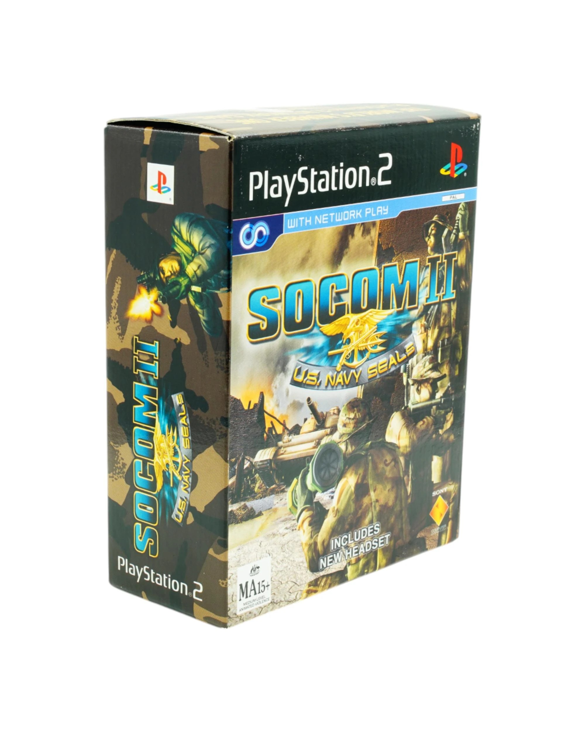1 SOCOM II: U.S. Navy SEALs Big Box - PS2, 1 of 7