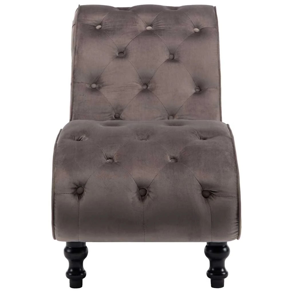 2 Vidaxl Chaise Lounge Lounge Chairs - Grey, 2 of 7