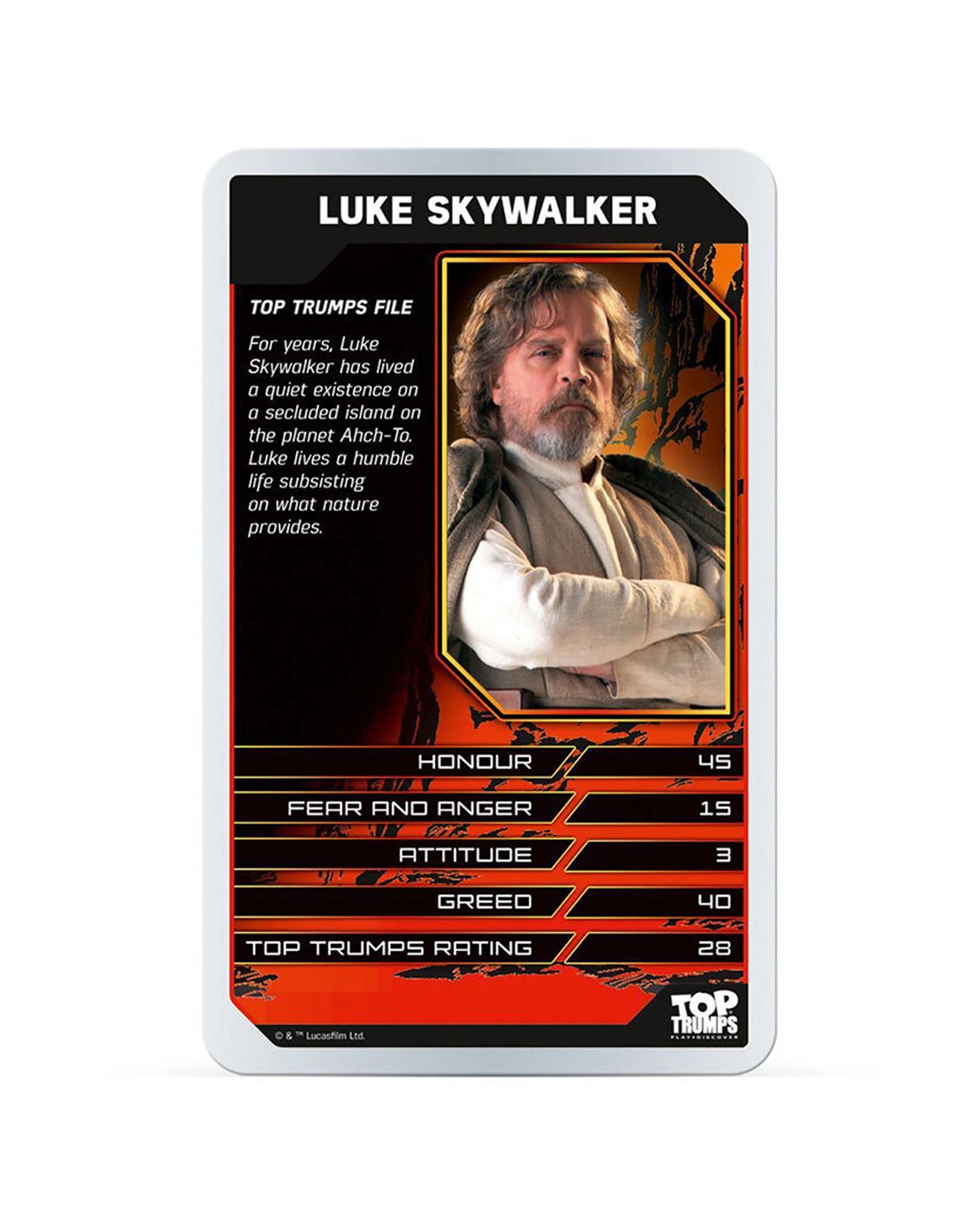 4 TOP TRUMPS Star Wars The Last Jedi Card Game - Clear, 4 of 4