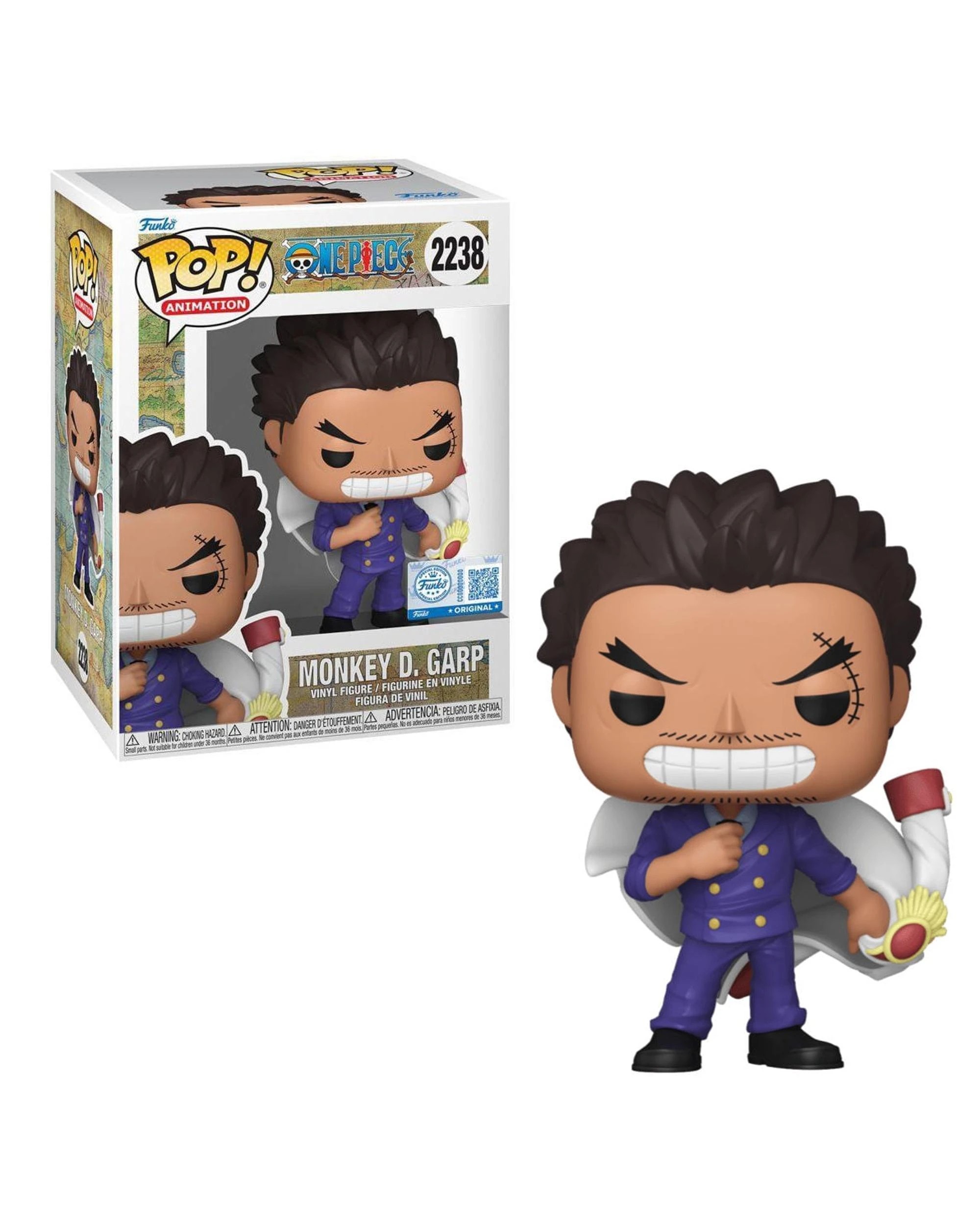 1 One Piece Monkey D. Garp - Young -  Funko POP! Vinyl, 1 of 3