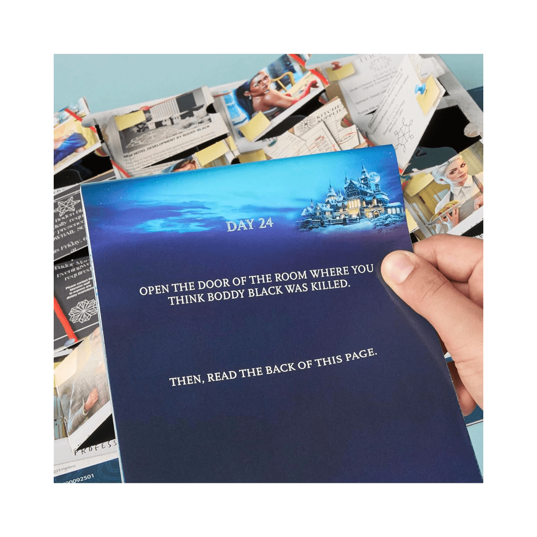 10 Hasbro Clue Advent Calendar: Secrets Under Snowfall Puzzle Game, 10 of 10