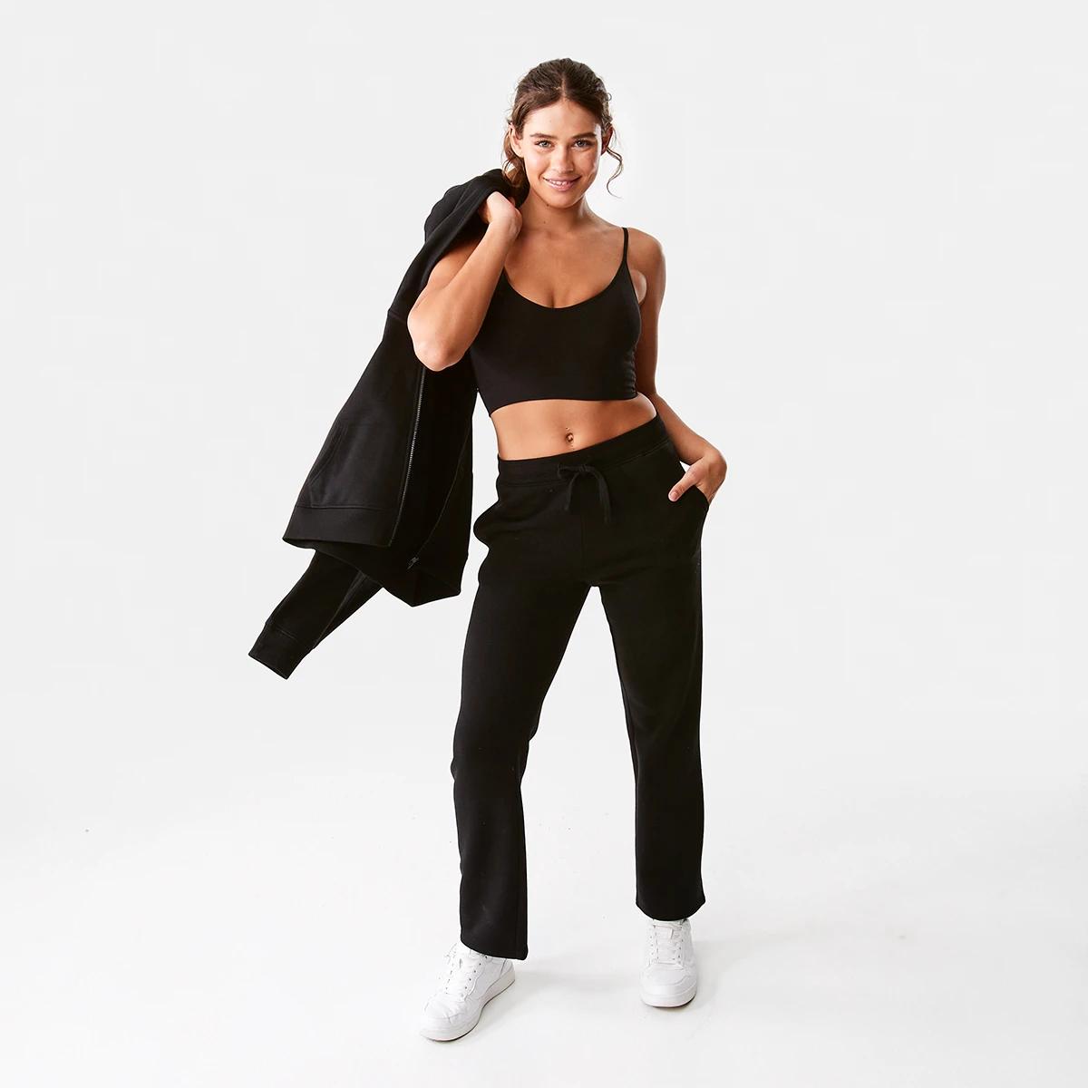 7 Active Womens Seamfree Racerback Crop BLACK, 7 of 7