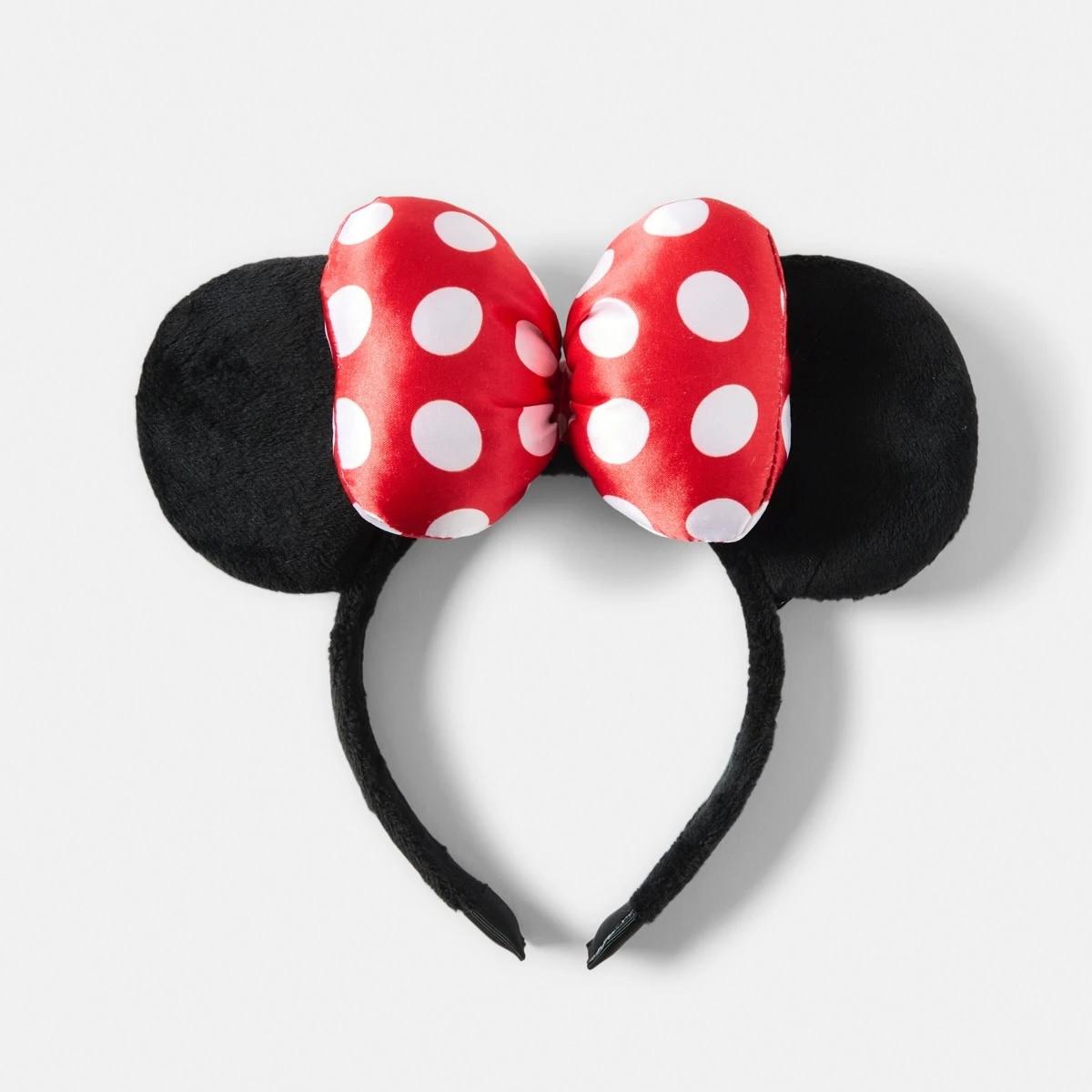 1 Disney Minnie Mouse License Headband - Red and Black Minnie, 1 of 4