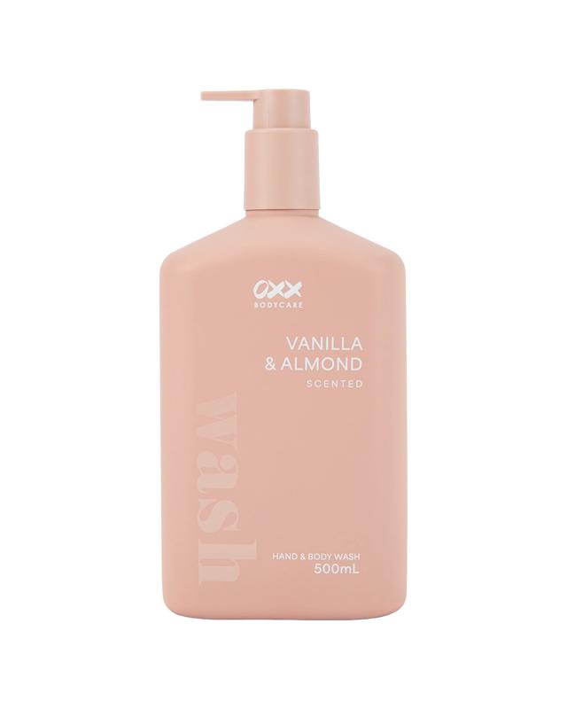 OXX Bodycare Hand and Body Wash 500ml - Vanilla and Almond Sce