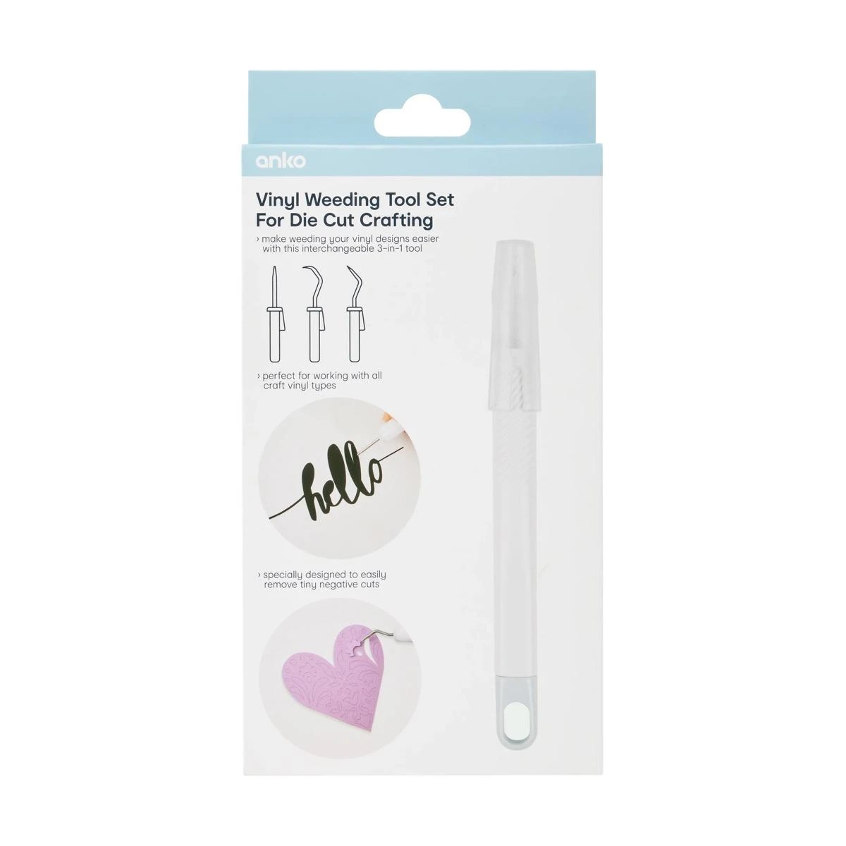 1 Vinyl Weeding Tool Set for Die Cut Crafting, 1 of 5