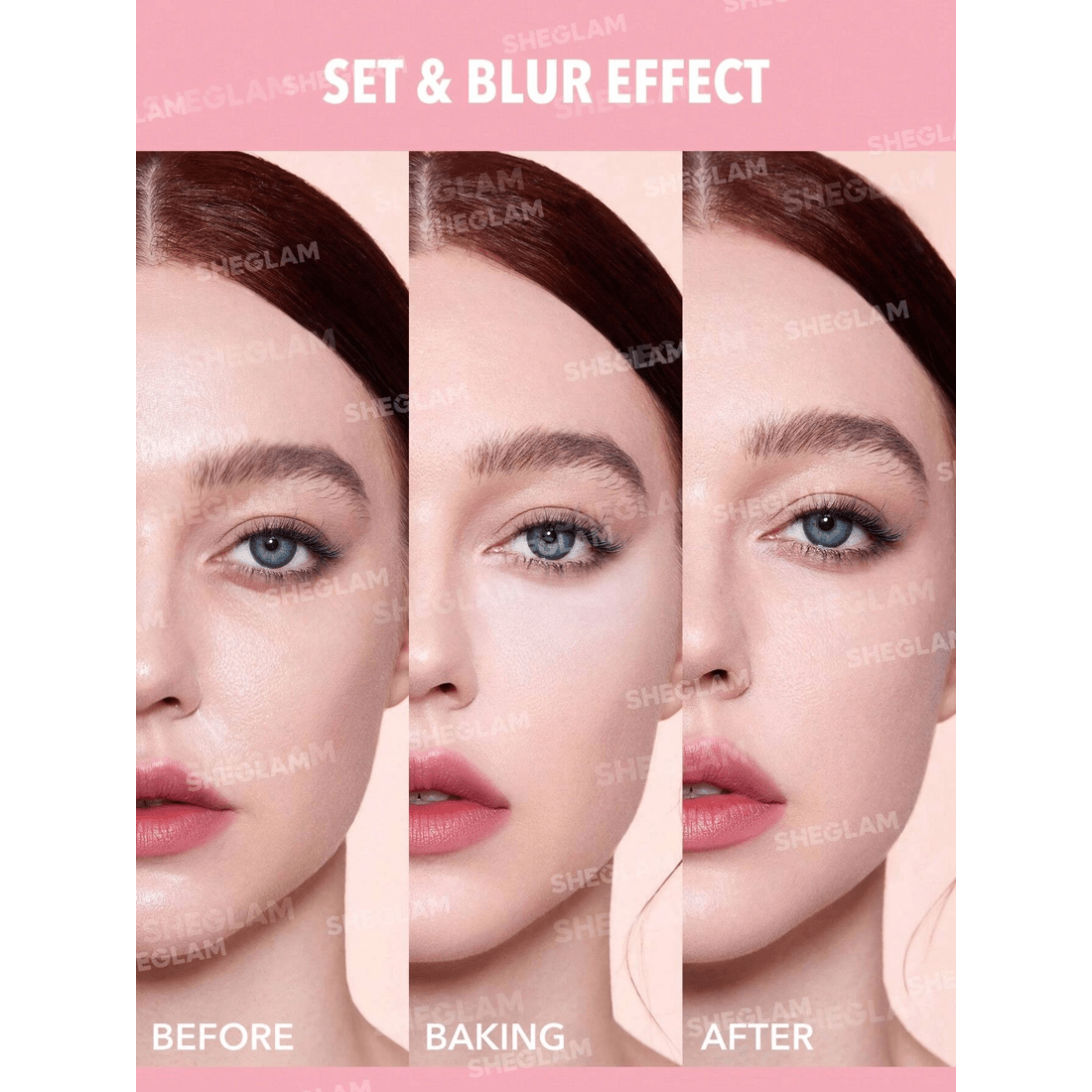 6 SHEGLAM Insta-Ready Face & Under Eye Setting Powder Duo - Bubblegum, 6 of 8