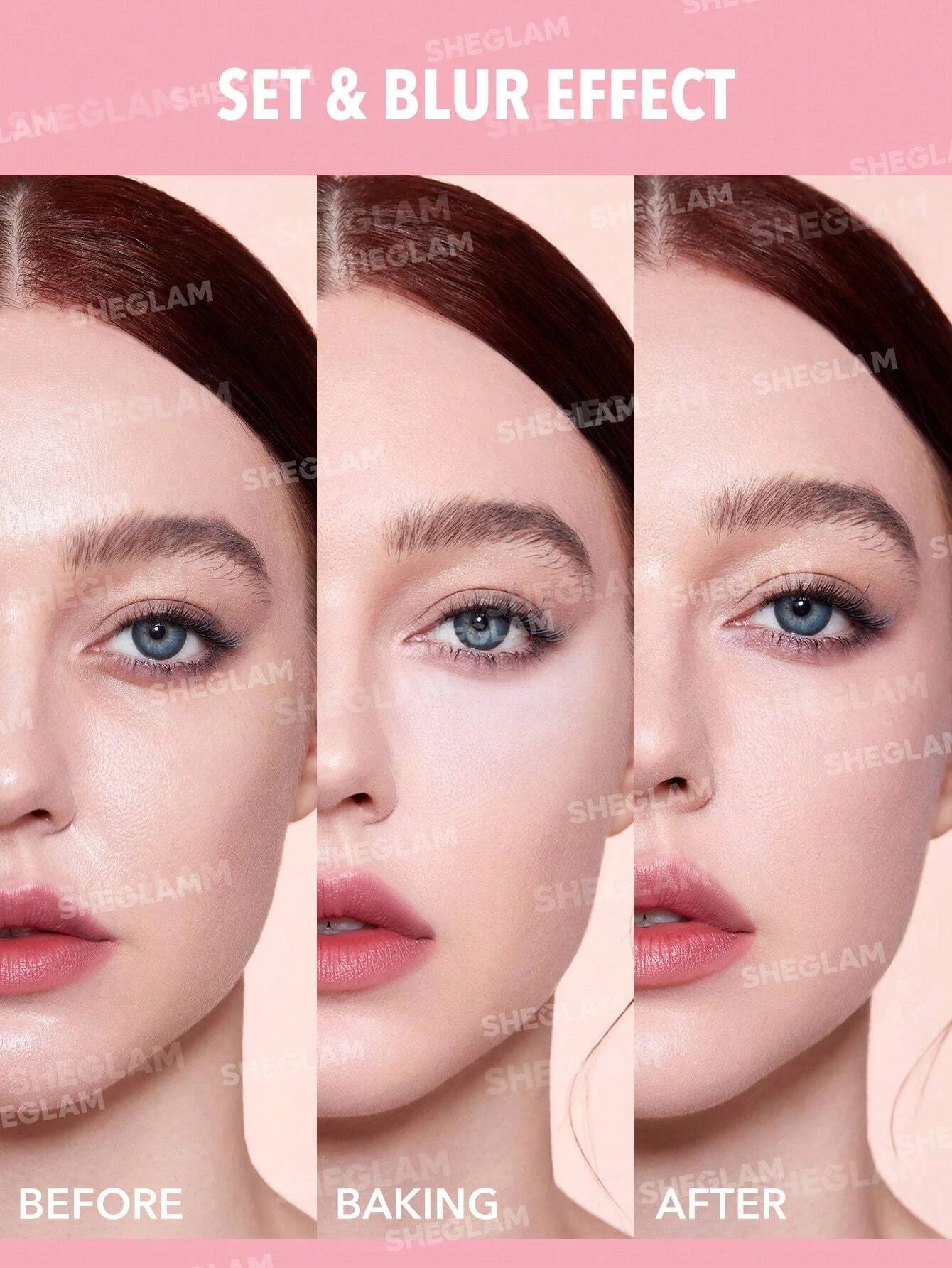 6 SHEGLAM Insta-Ready Face & Under Eye Setting Powder Duo - Bubblegum, 6 of 8